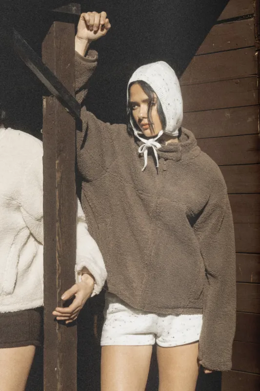 Stray Textured Biker Jacket in Brown sold by Sisters and Seekers