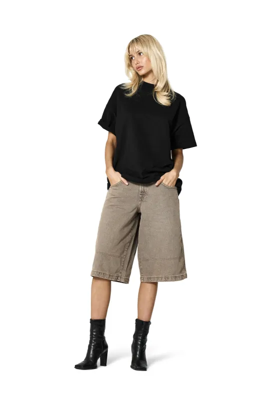 Series Oversized Tee in Carbon sold by Sisters and Seekers