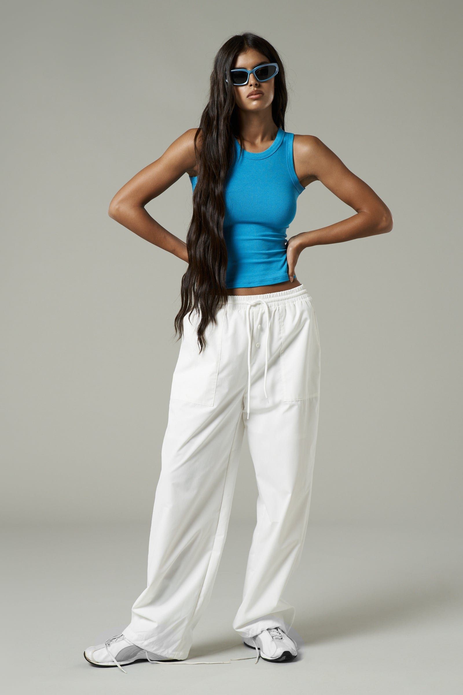 BEST Ribbed Vest in Cyan sold by Sisters and Seekers product image thumbnail 6