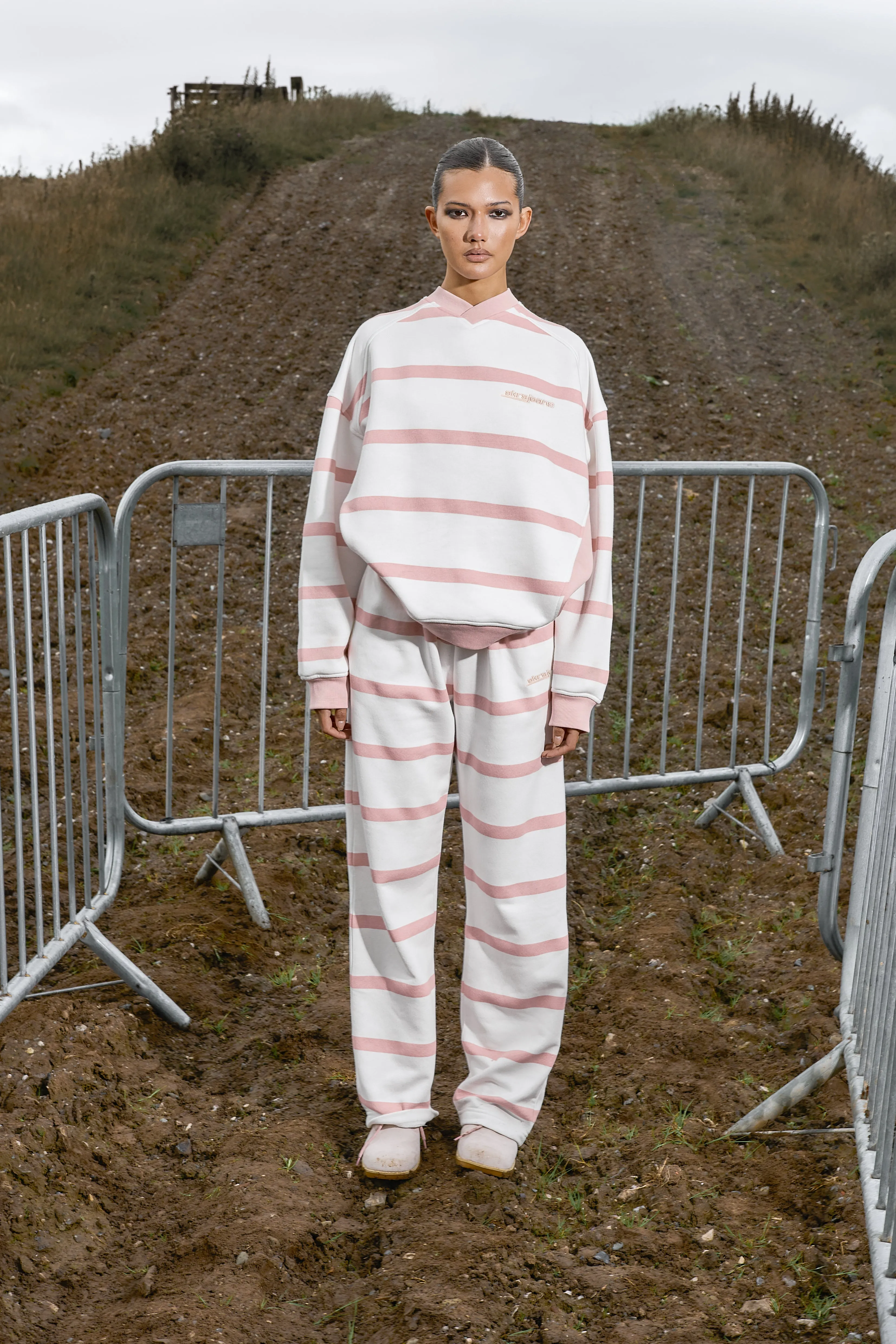 Gummy Stripe Wide Leg Sweatpants sold by Sisters and Seekers product image thumbnail 4