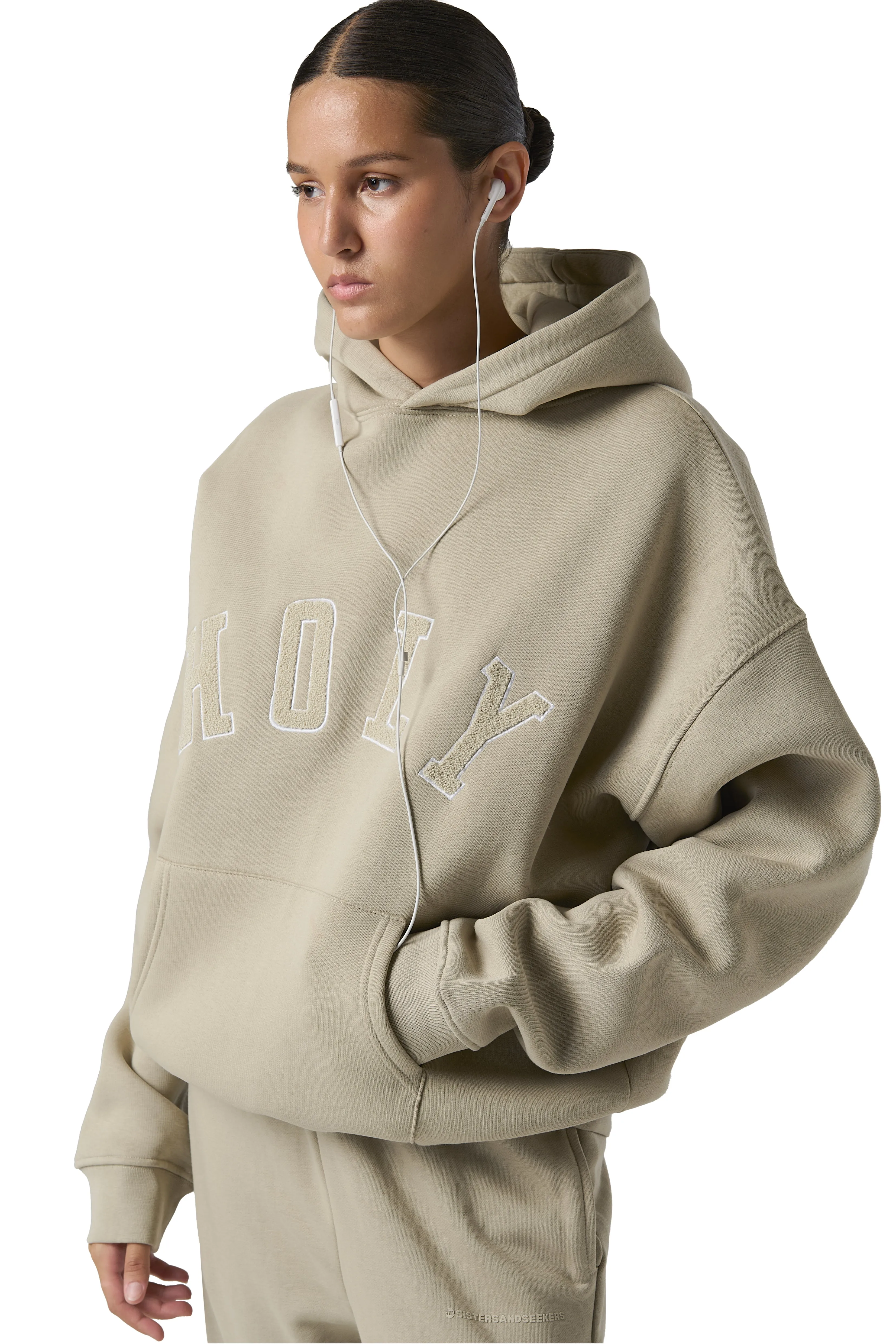 Holy Hoodie in Bone sold by Sisters and Seekers product image thumbnail 3