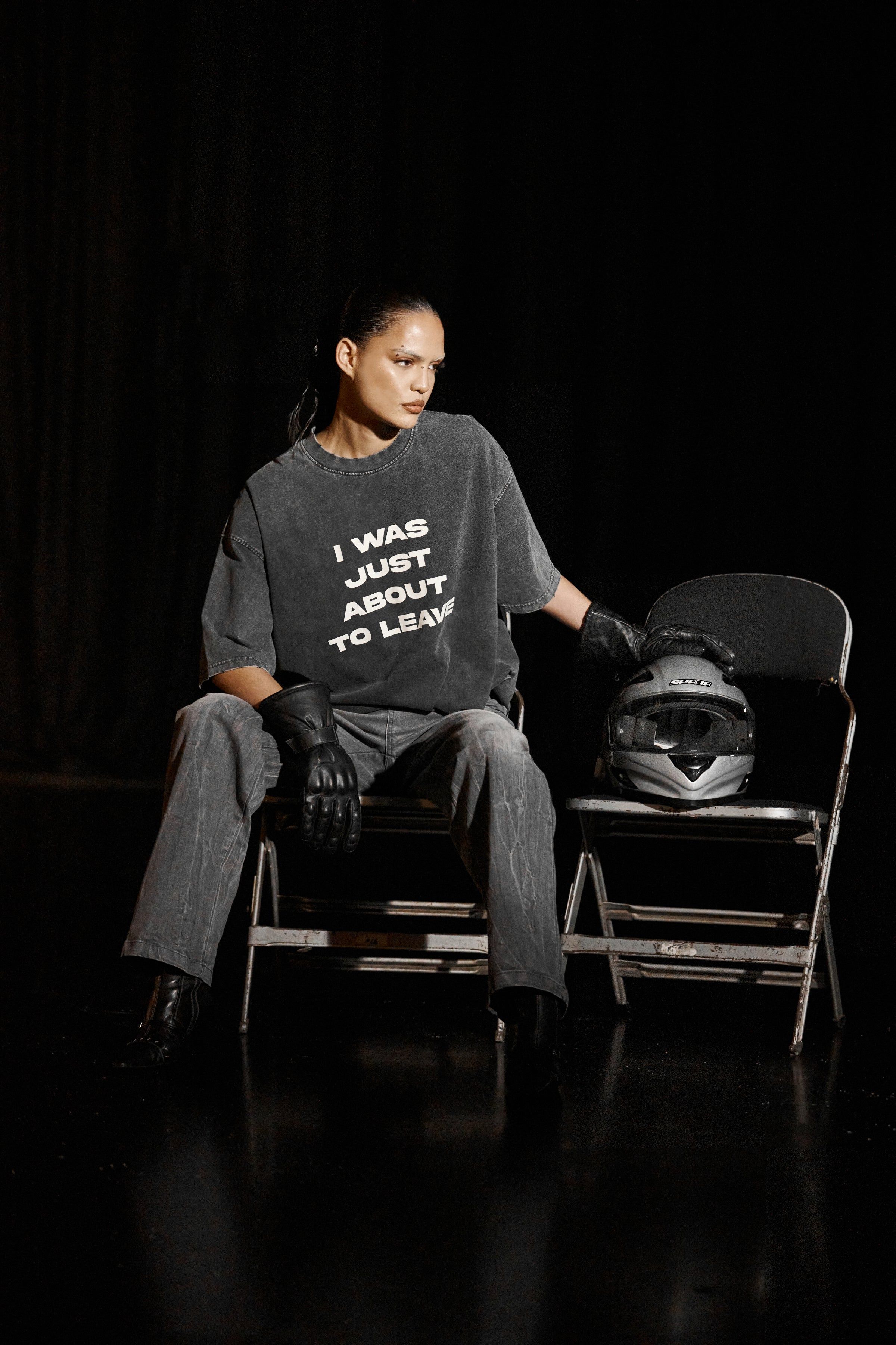 LEAVING Oversized Tee sold by Sisters and Seekers product image thumbnail 5