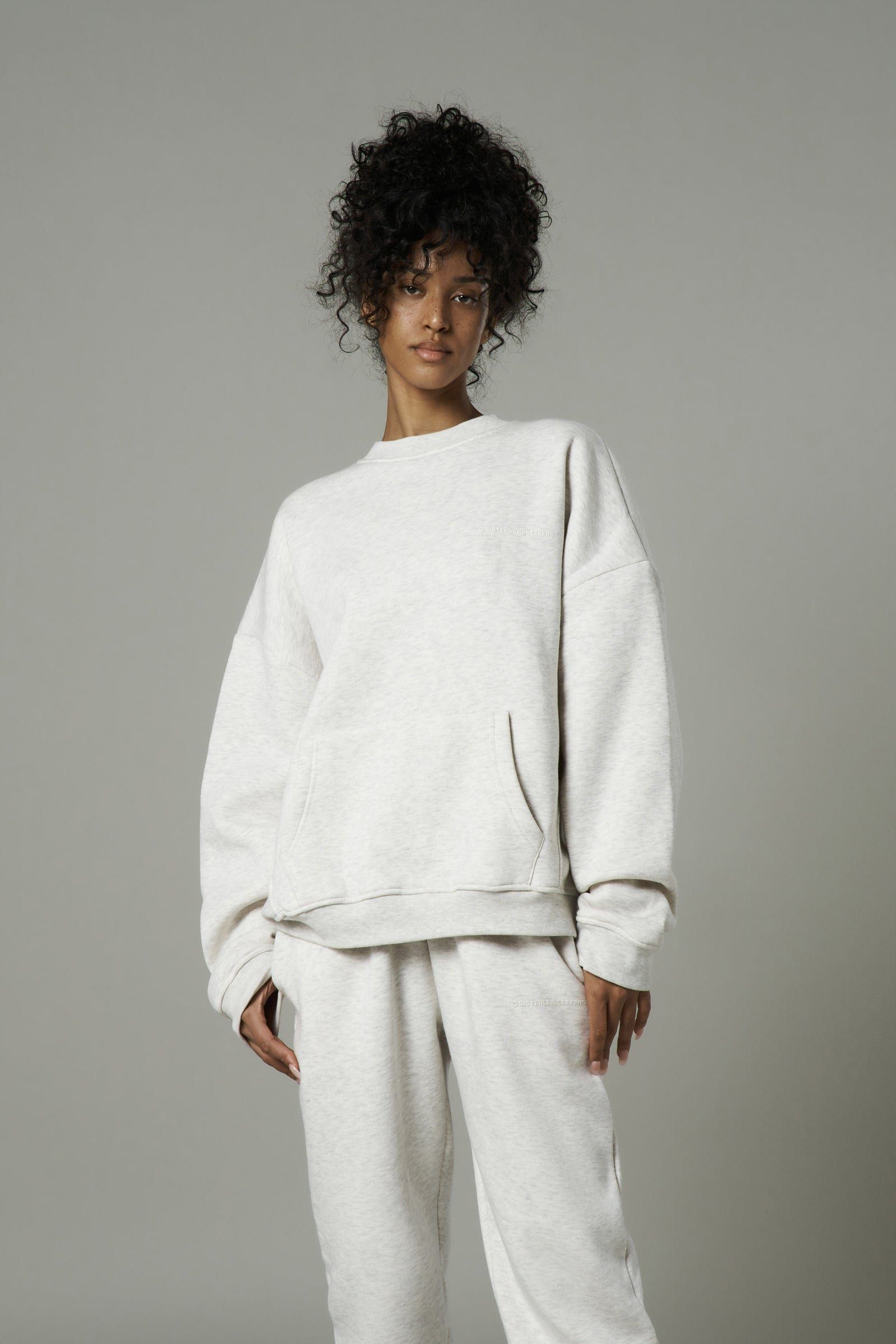 Gear Sweatshirt in Dough sold by Sisters and Seekers