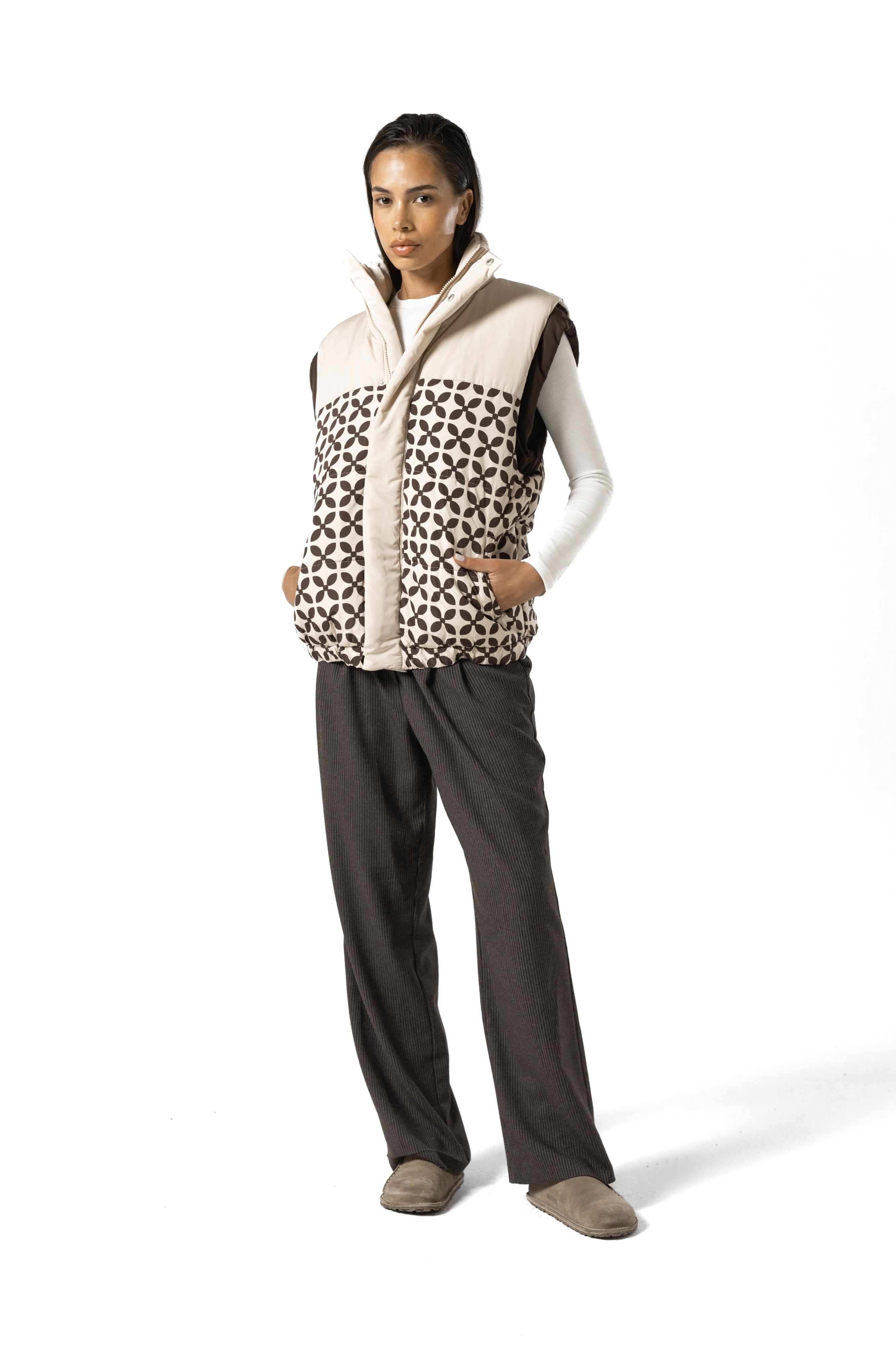 LIZ Pattern Gilet sold by Sisters and Seekers product image thumbnail 5