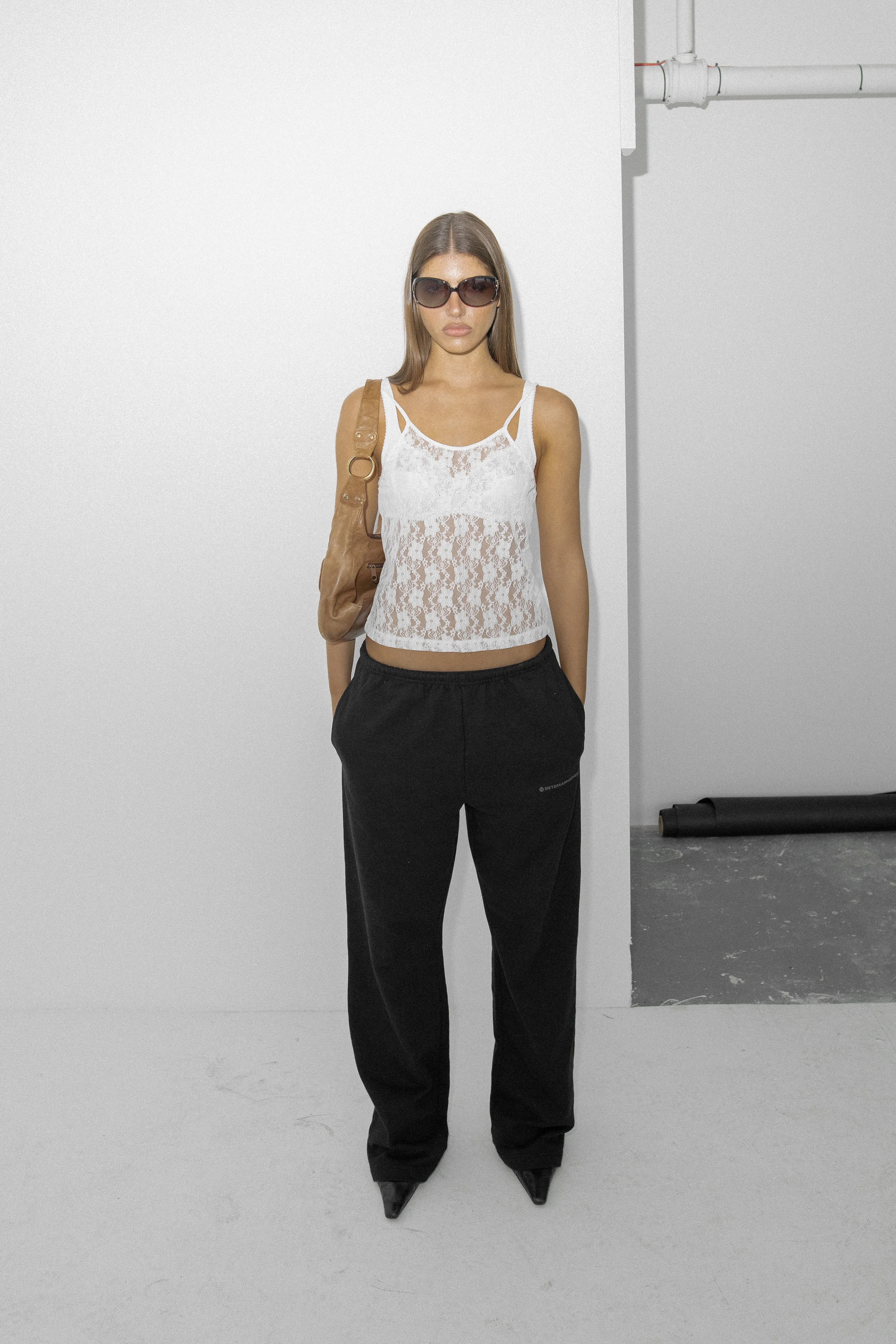 Gear Wide Leg Sweatpants in Black sold by Sisters and Seekers product image thumbnail 5