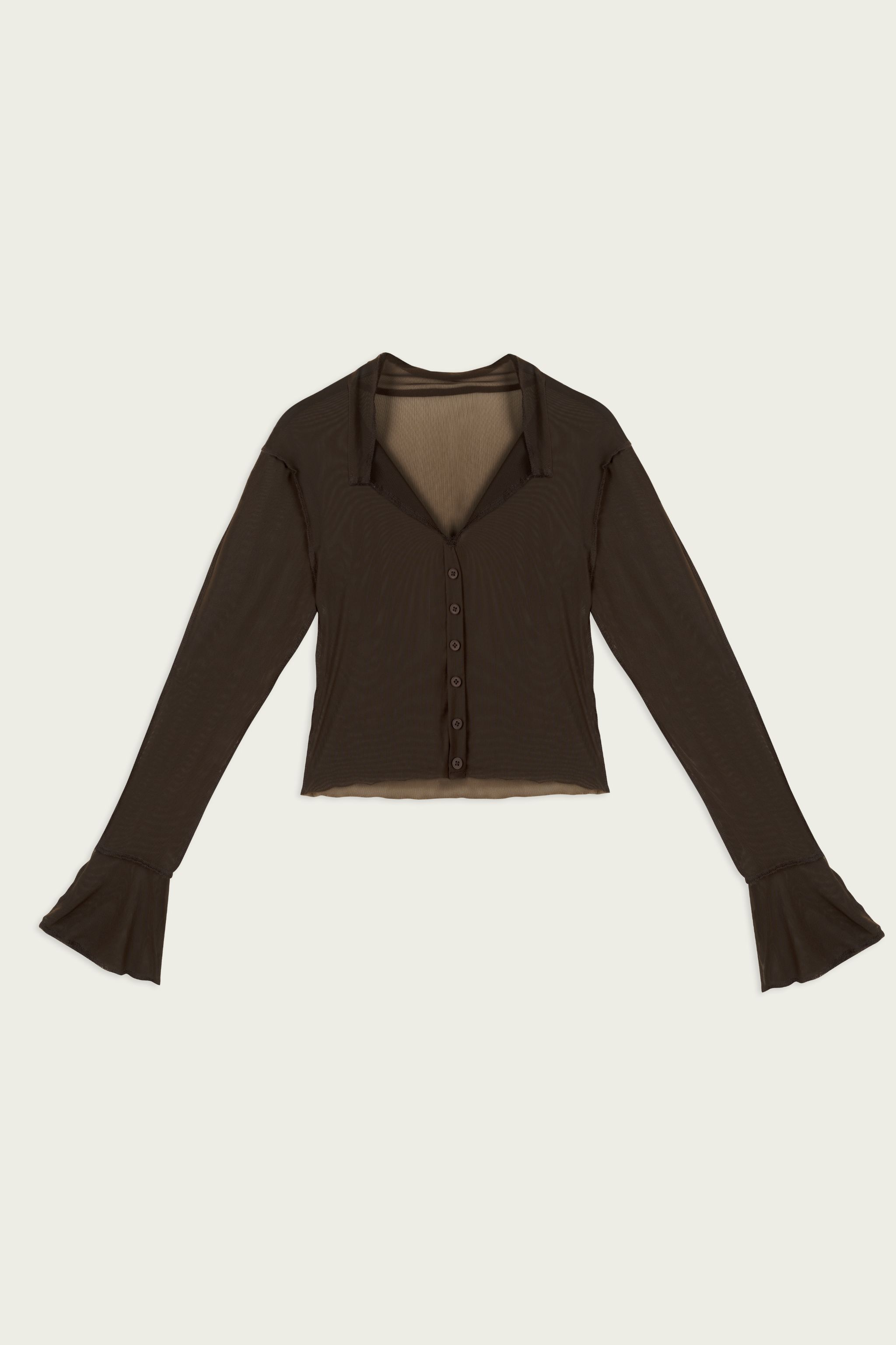 "PERISH" Seam Top in Bark sold by Sisters and Seekers product image thumbnail 6