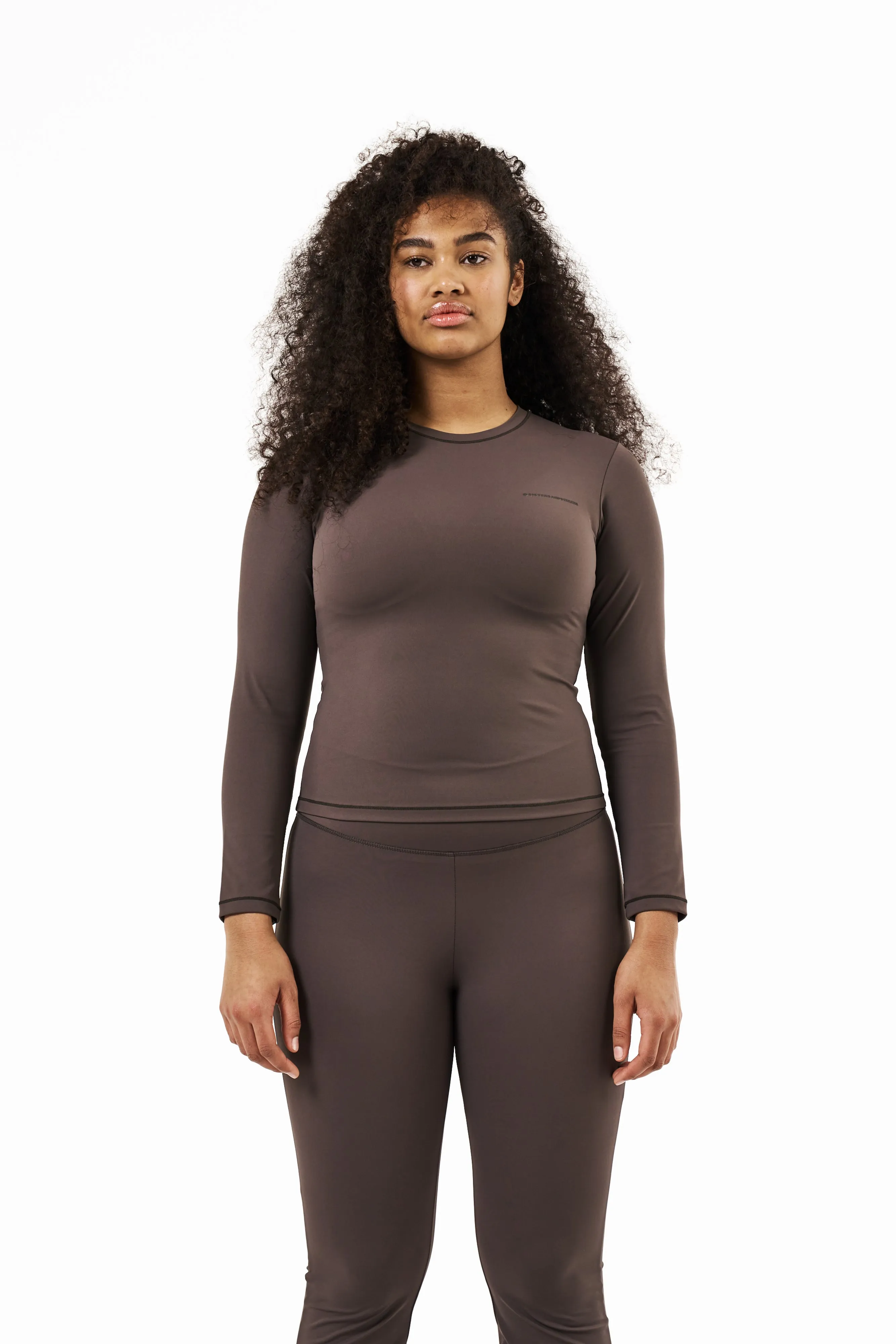 Active Long Sleeve Top in Moose sold by Sisters and Seekers product image thumbnail 2