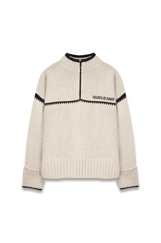 Shepherd Knit Quarter Zip made by Sisters and Seekers
