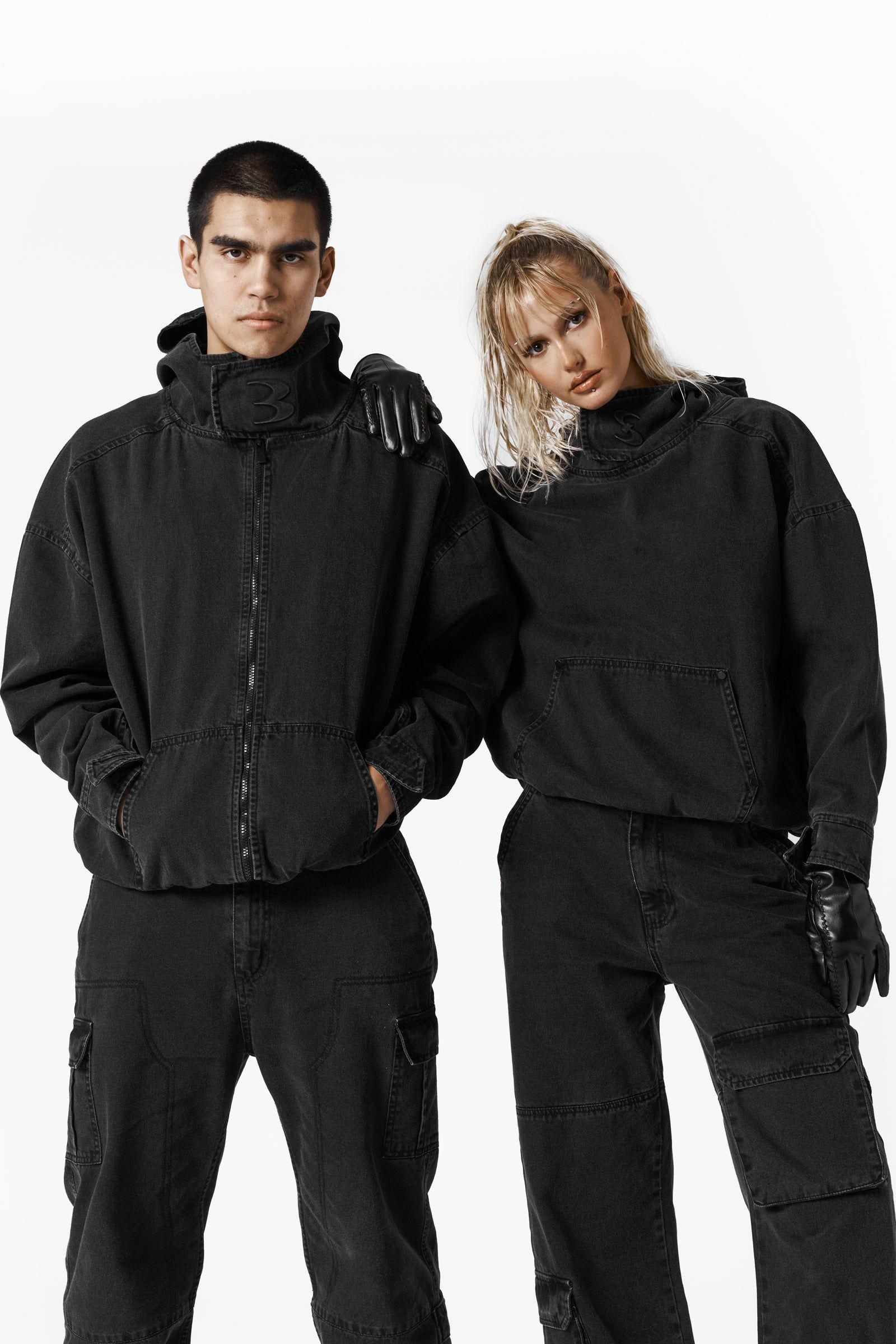 GRIP Denim Hoodie sold by Sisters and Seekers product image thumbnail 7