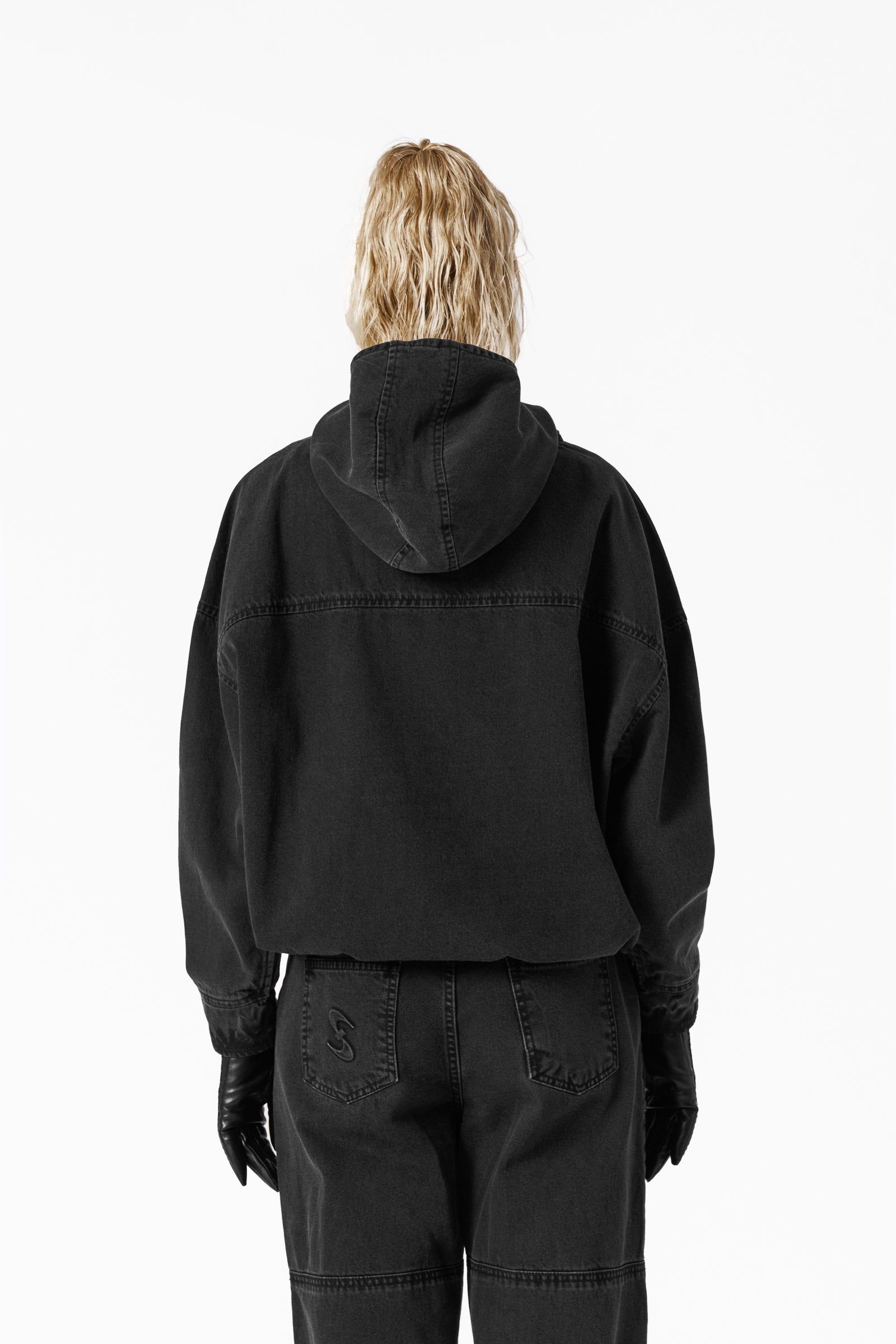 GRIP Denim Hoodie sold by Sisters and Seekers product image thumbnail 8