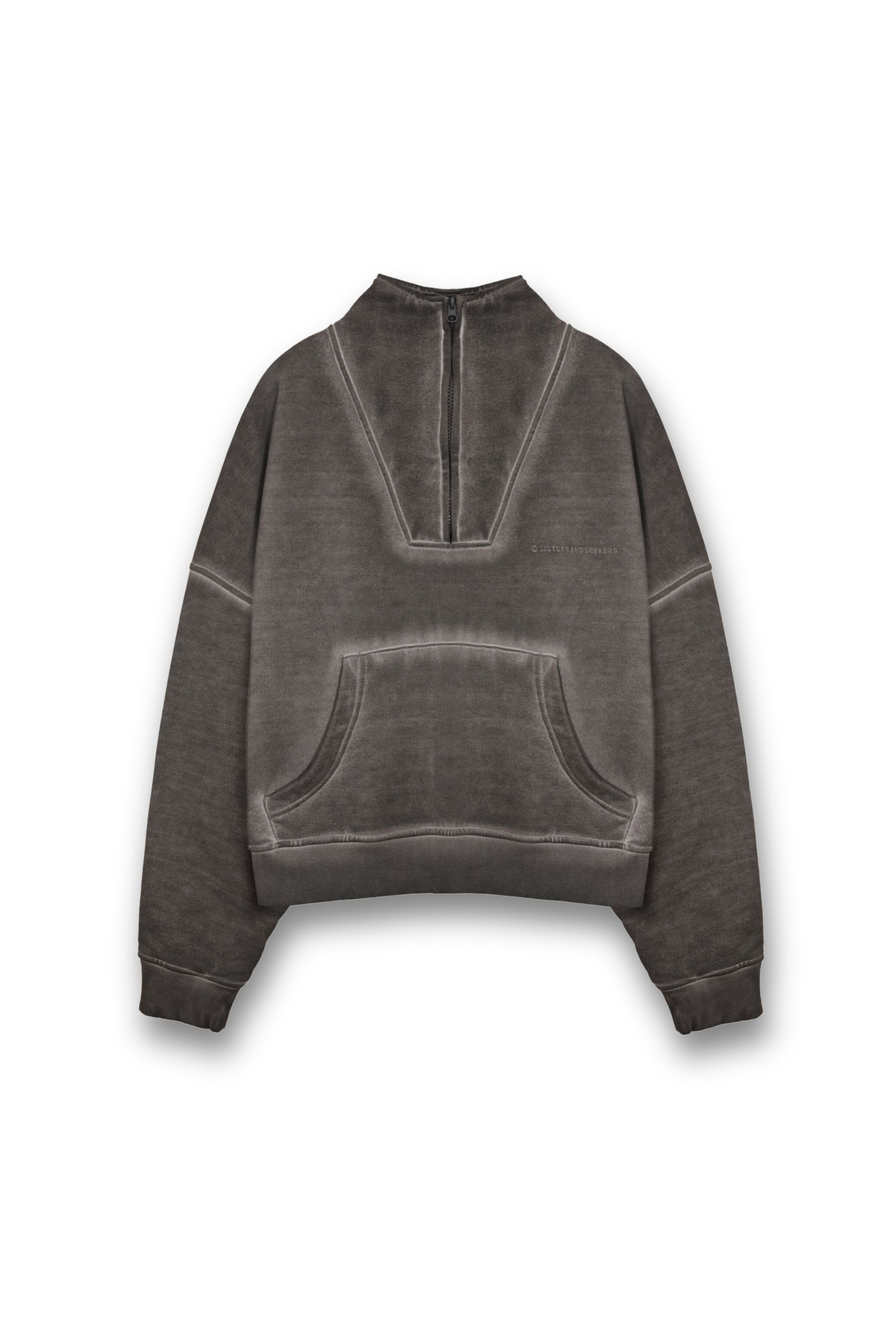 Gear Wash Pullover in Bovril sold by Sisters and Seekers