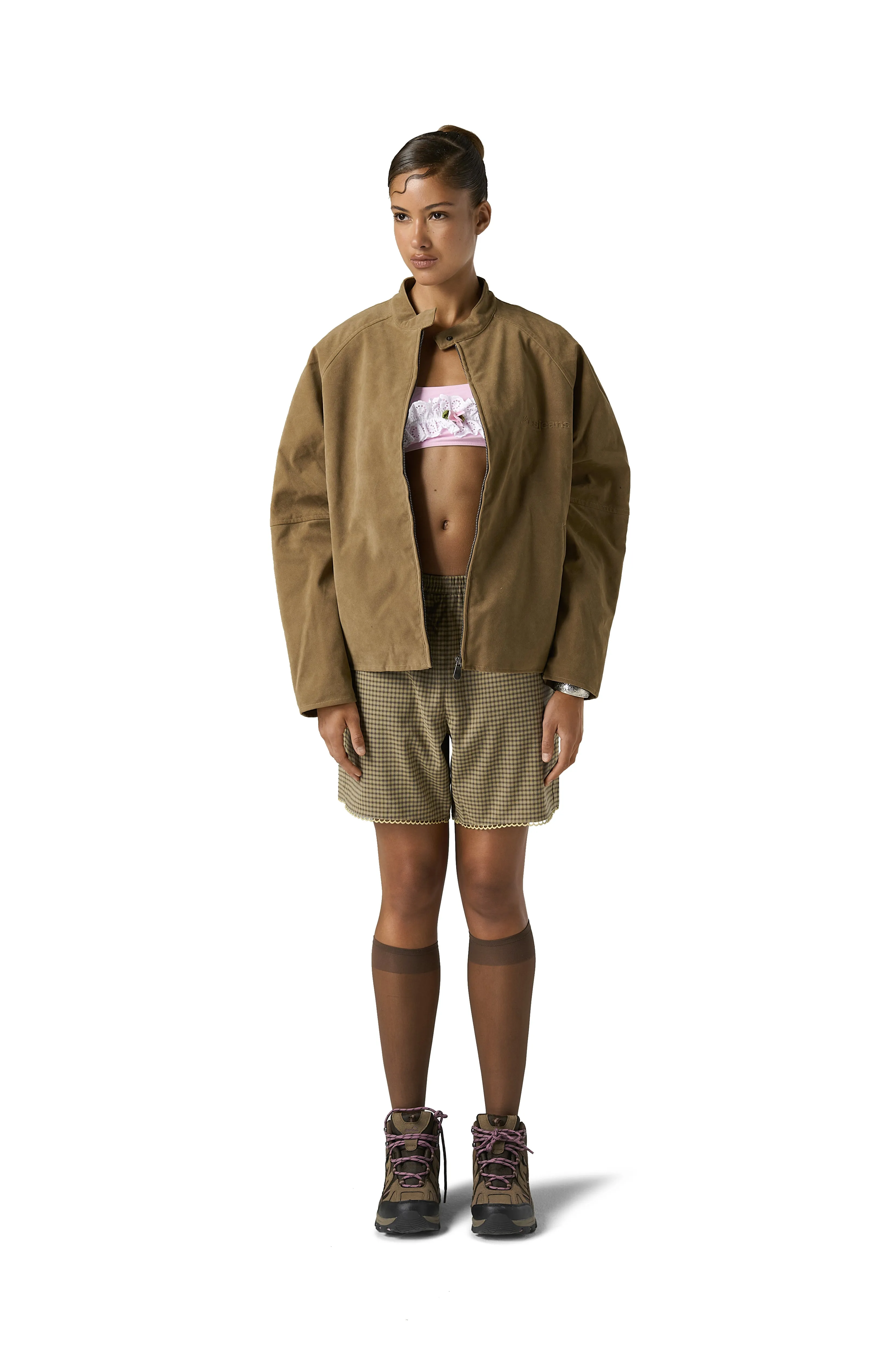 Lady Faux Suede Jacket sold by Sisters and Seekers product image thumbnail 3