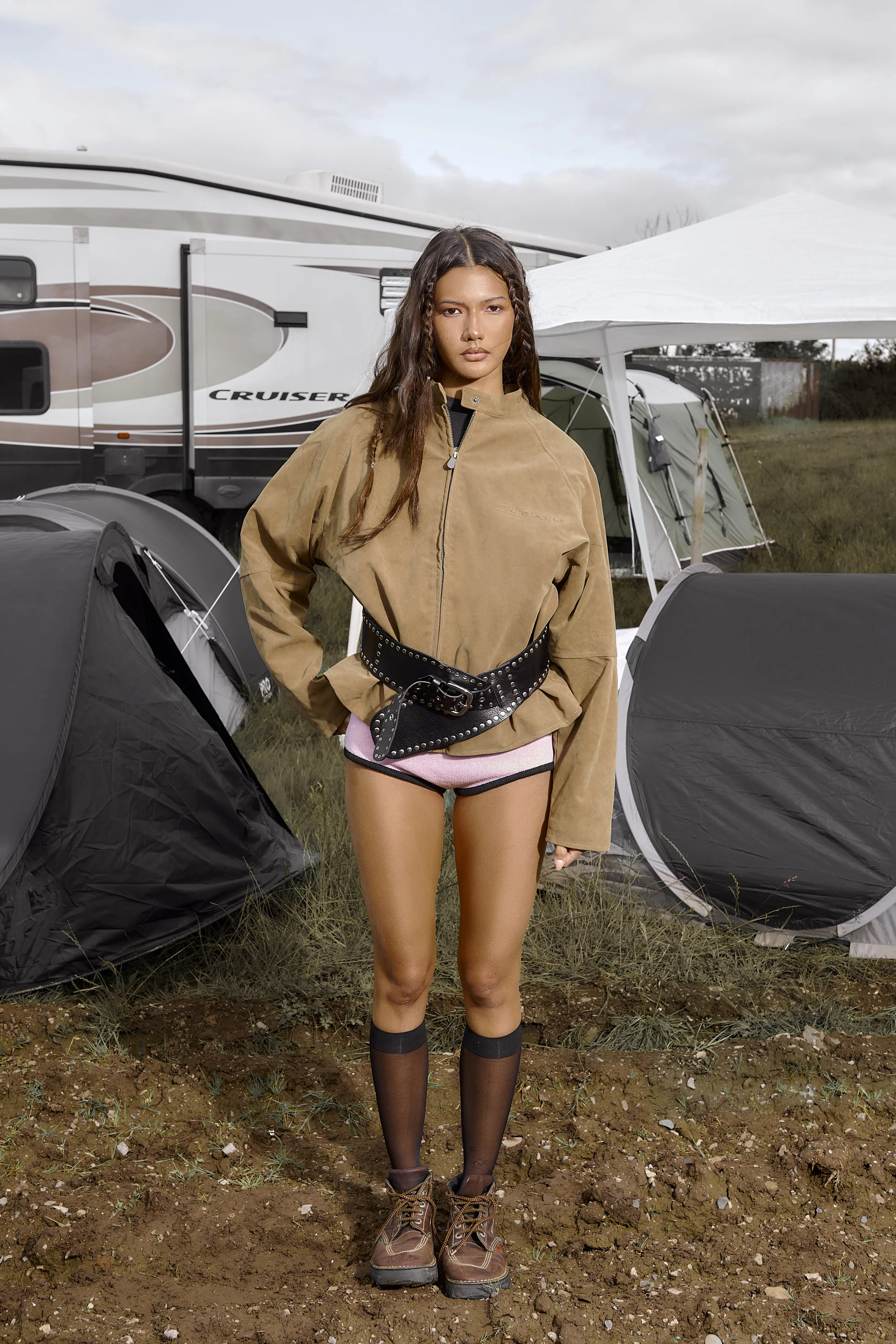 Lady Faux Suede Jacket sold by Sisters and Seekers product image thumbnail 5