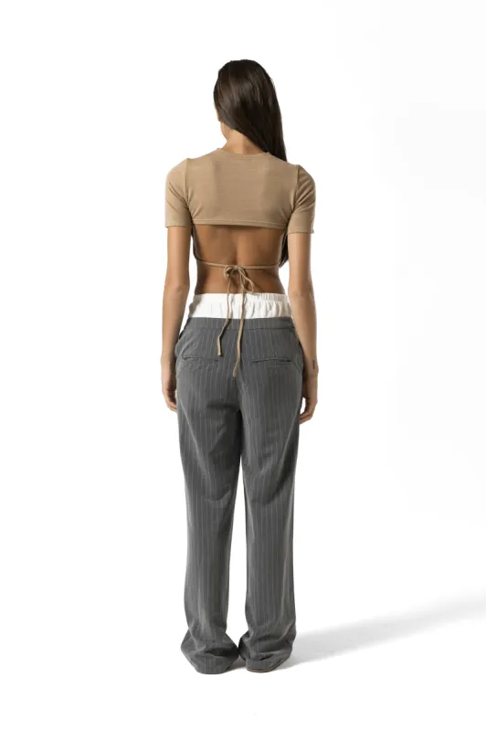 COOP Tie Crop in Golden made by Sisters and Seekers