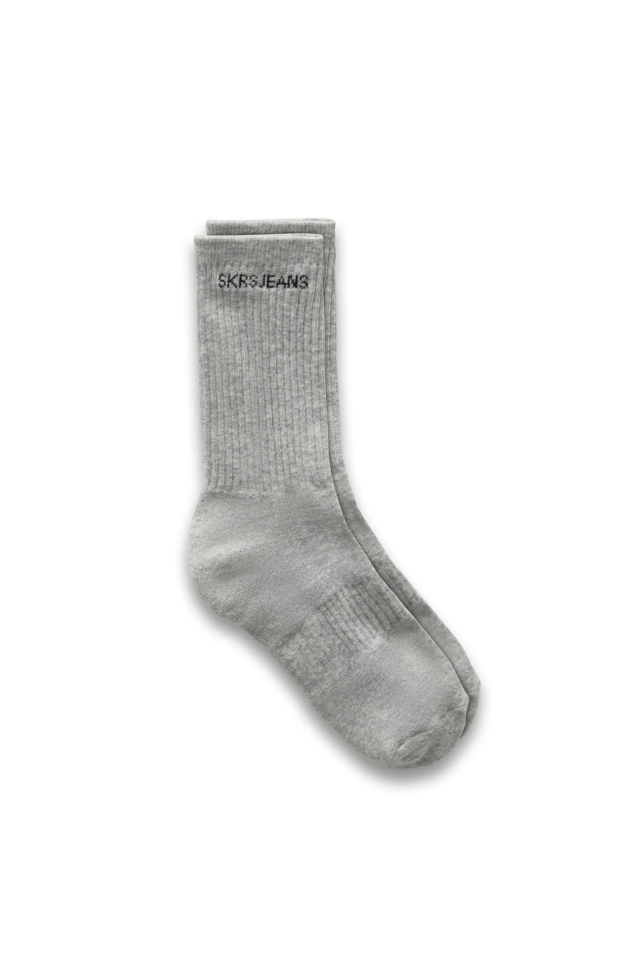 SKRS Classic Crew Socks in Grey sold by Sisters and Seekers