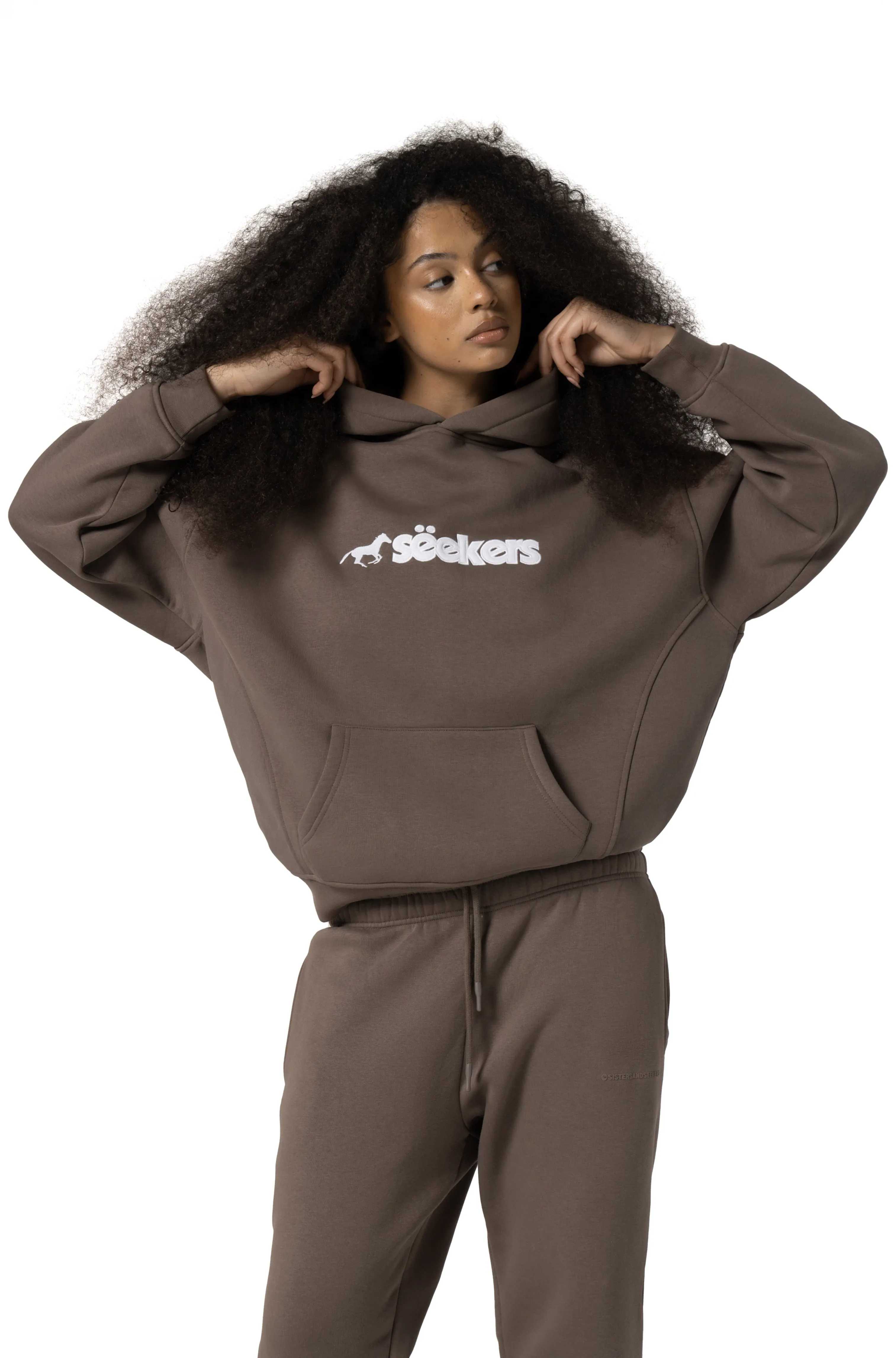 Seekers Hoodie in Buttons sold by Sisters and Seekers