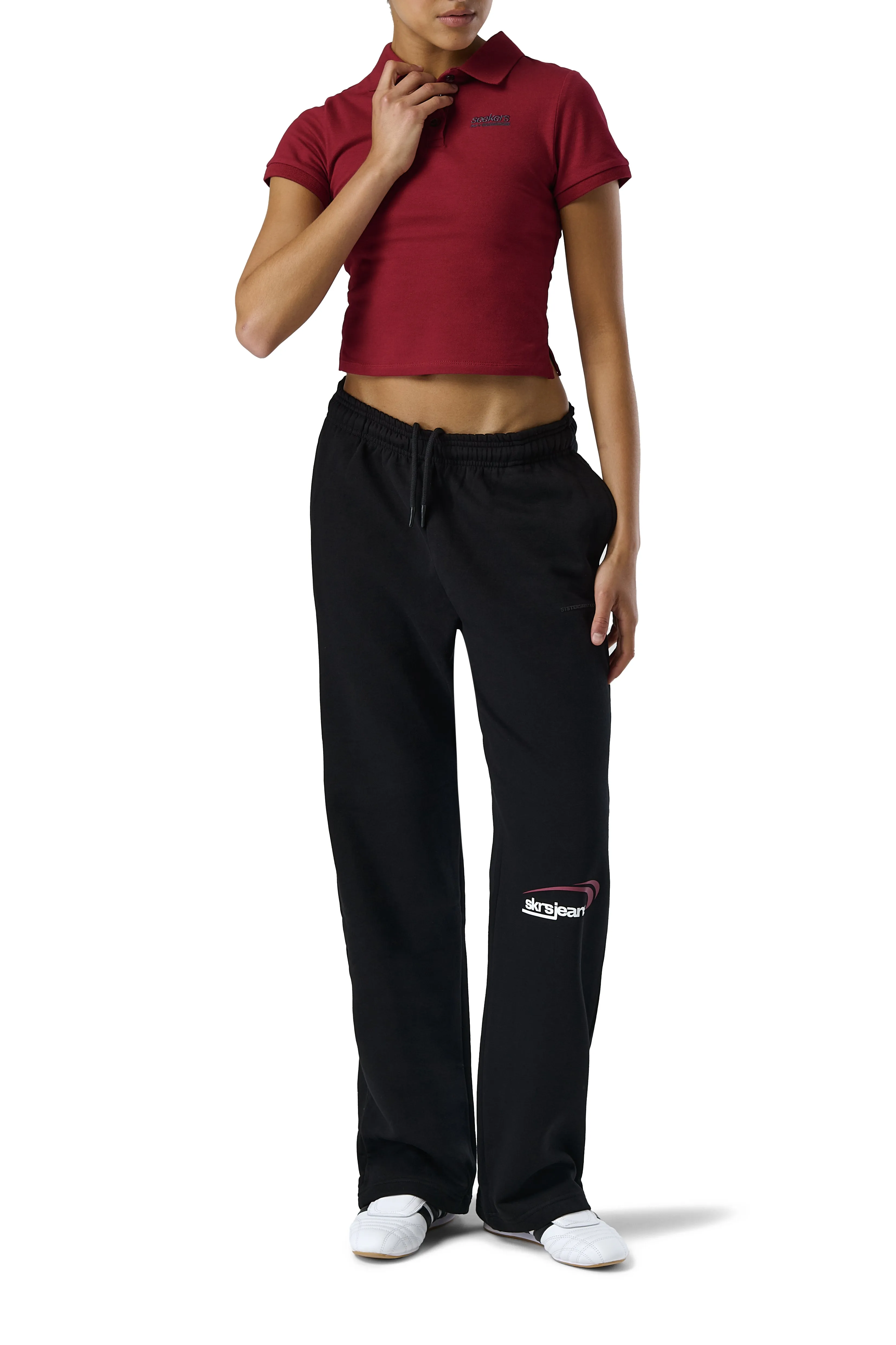 Staten Logo Wide Leg Sweatpants sold by Sisters and Seekers product image thumbnail 2