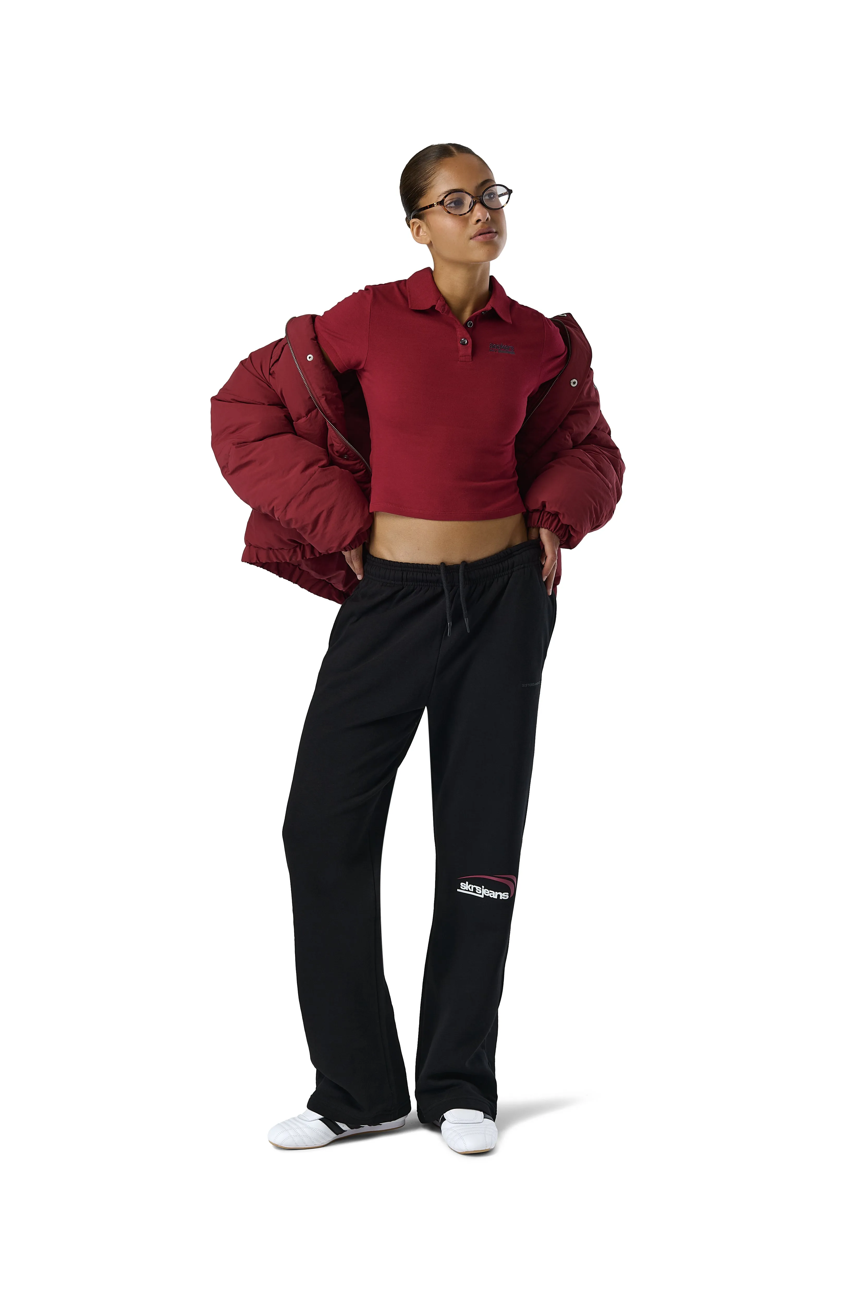 Staten Logo Wide Leg Sweatpants sold by Sisters and Seekers