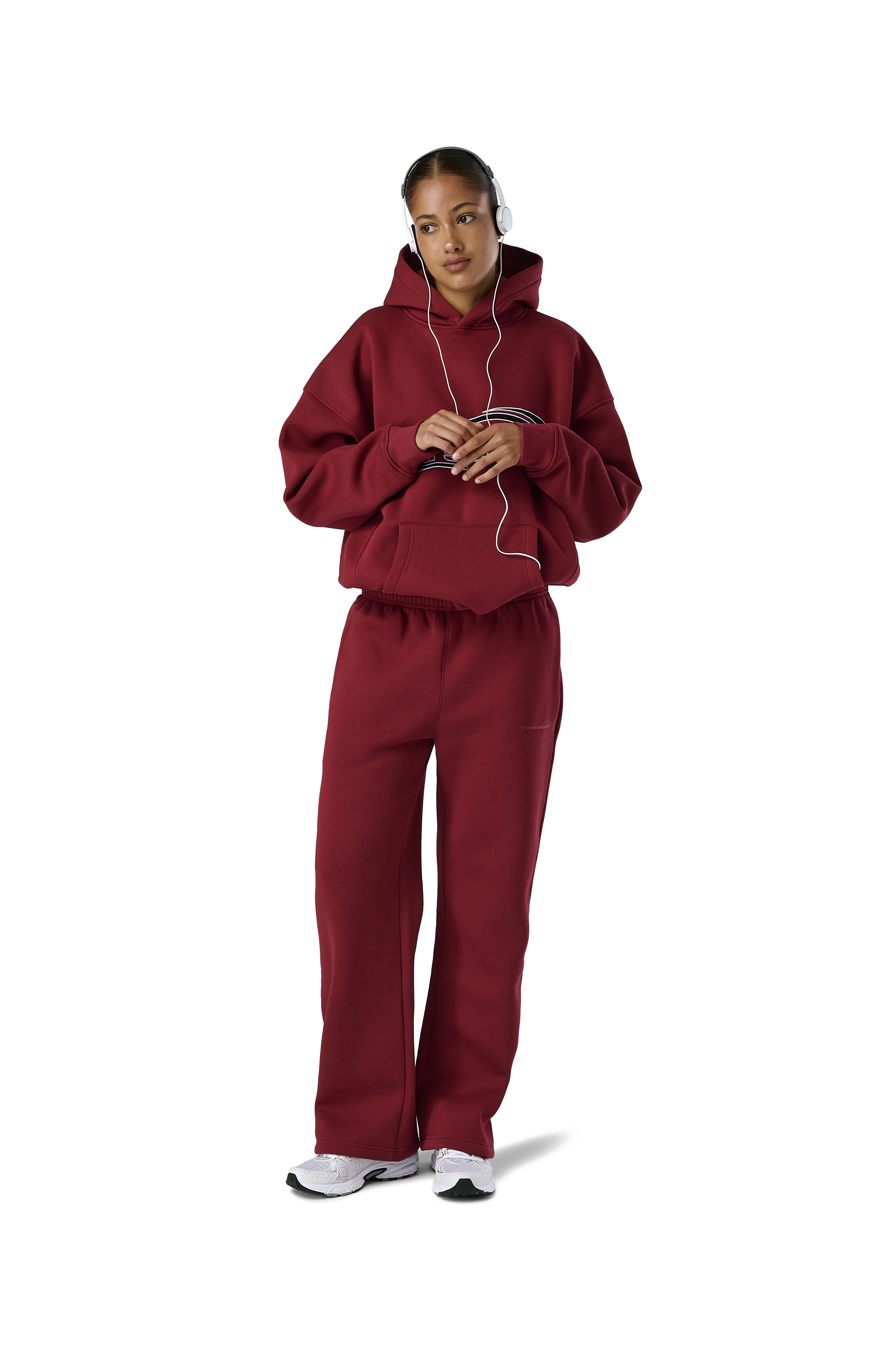 Seekers Wide Leg Sweatpants in Alert sold by Sisters and Seekers product image thumbnail 2