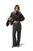Kennedy Straight Leg Trouser in Ash sold by Sisters and Seekers