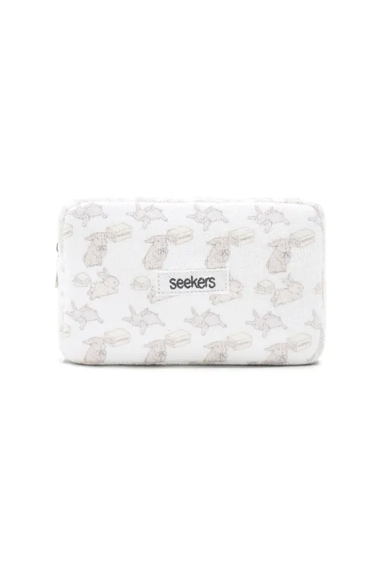 Cottontail Cosmetic Bag sold by Sisters and Seekers