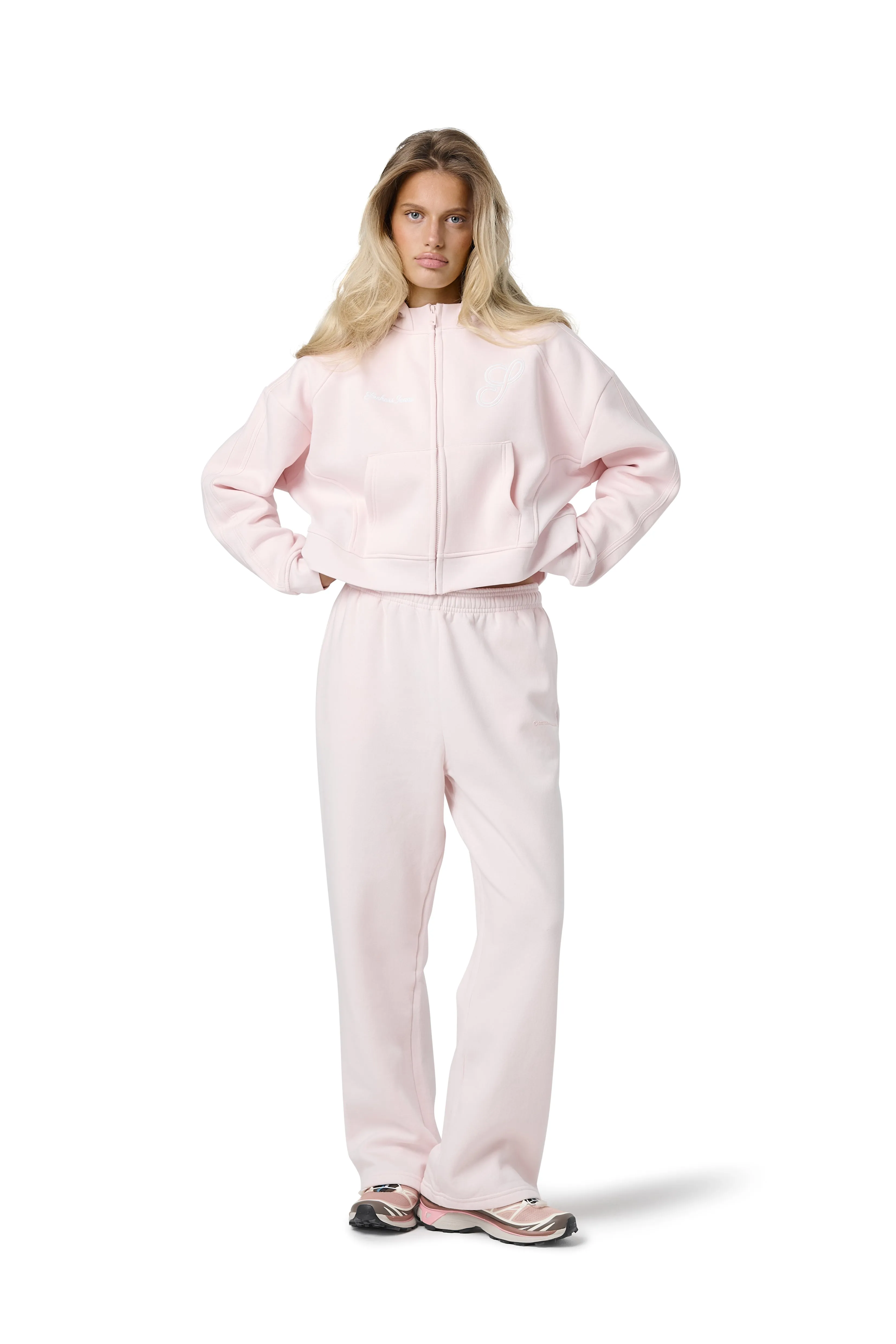 Seekers Zip Up in Soft Pink sold by Sisters and Seekers