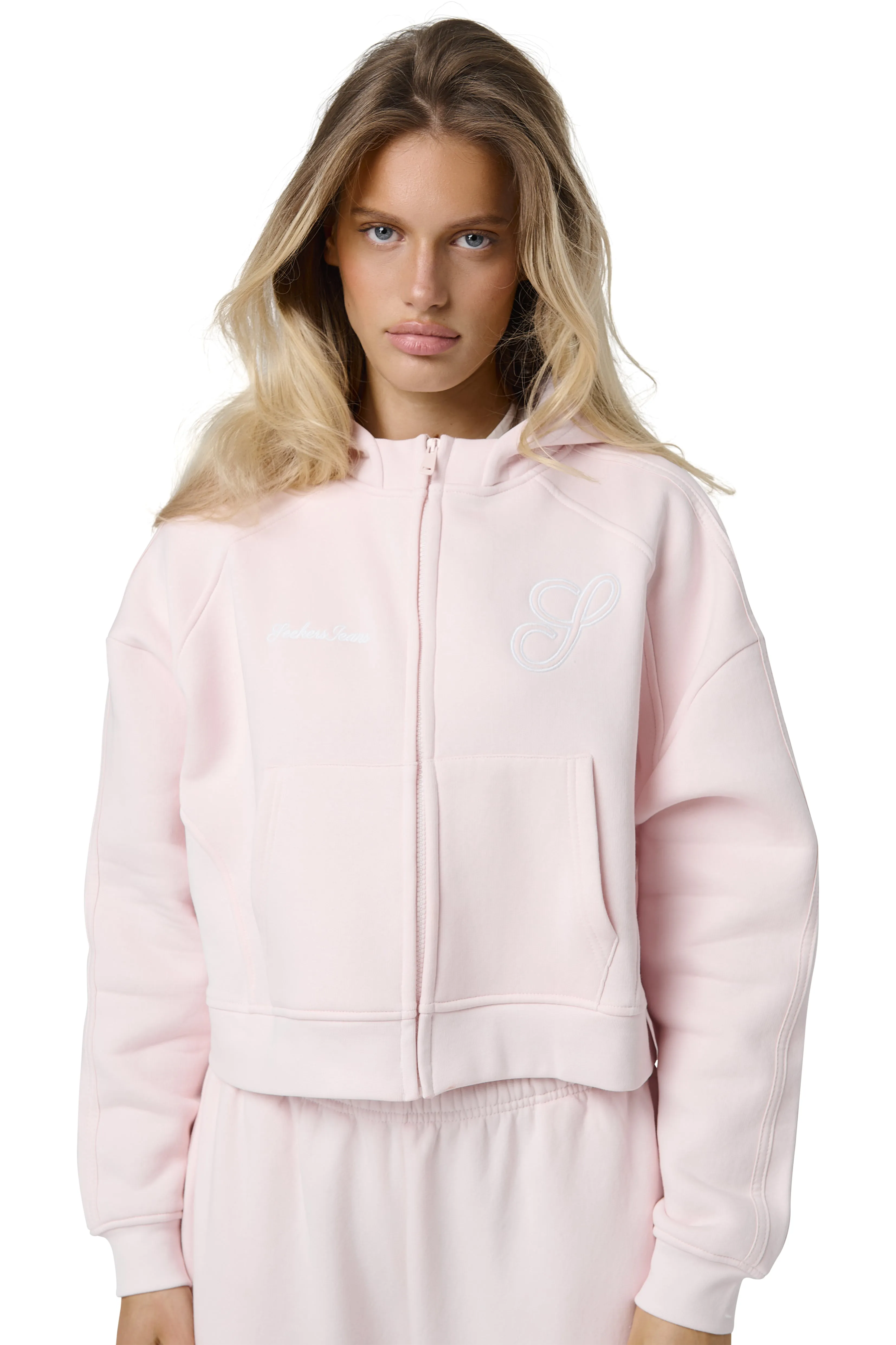 Seekers Zip Up in Soft Pink sold by Sisters and Seekers product image thumbnail 3