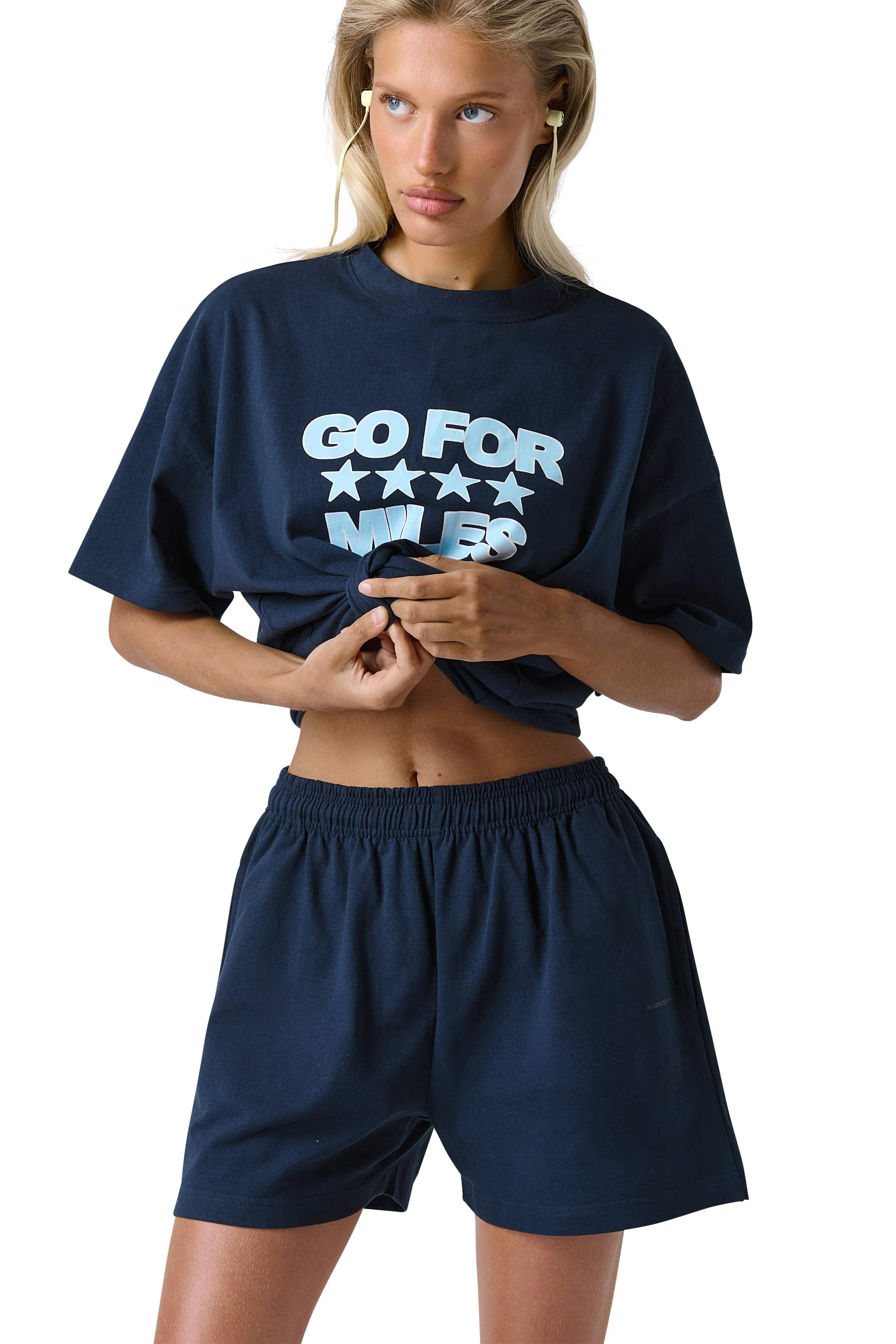 Trademark Lite Shorts in Navy sold by Sisters and Seekers product image thumbnail 5