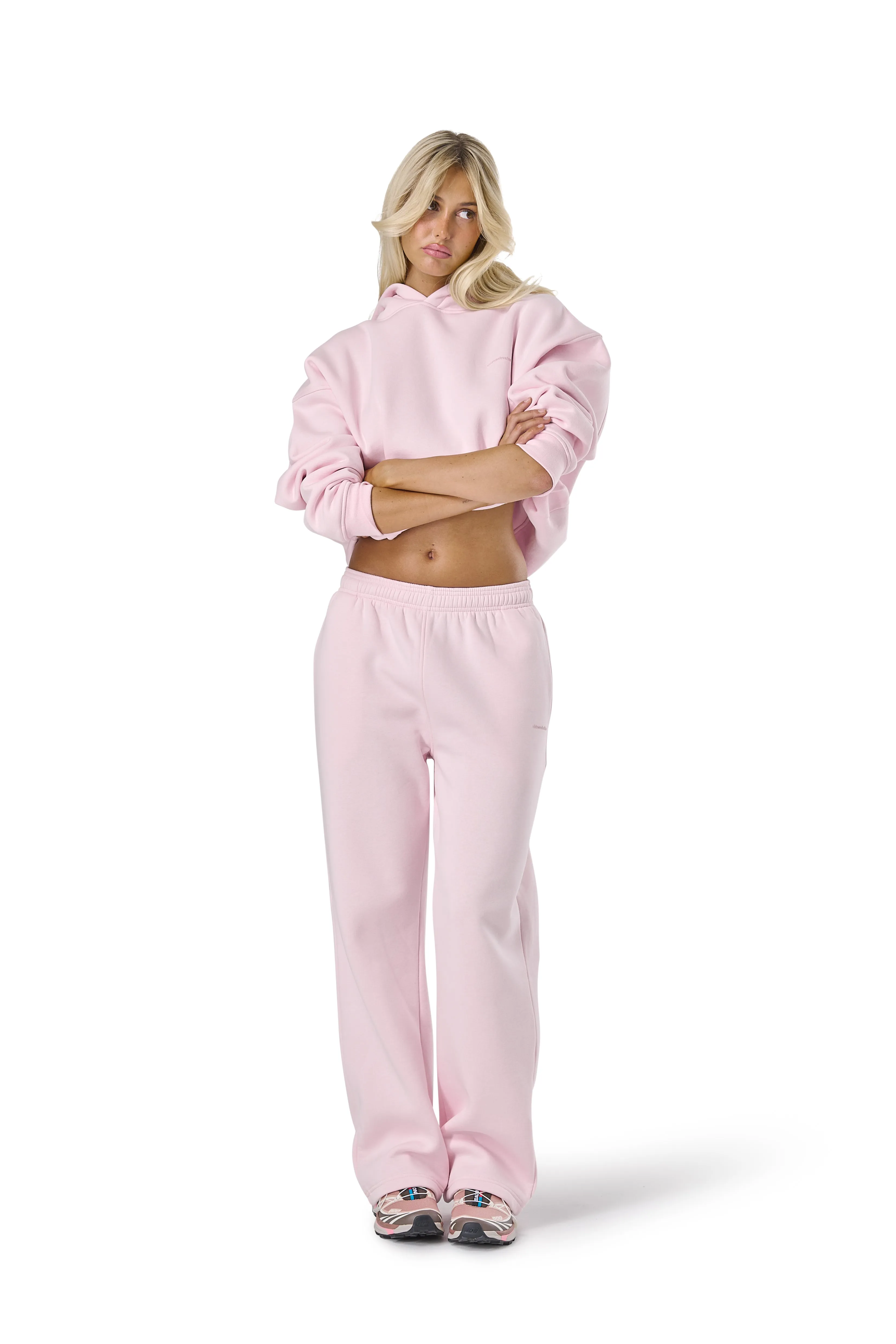 Trademark Wide Leg Sweatpants in Bunny sold by Sisters and Seekers