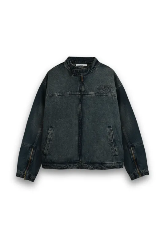 RICHIE Denim Moto Jacket sold by Sisters and Seekers