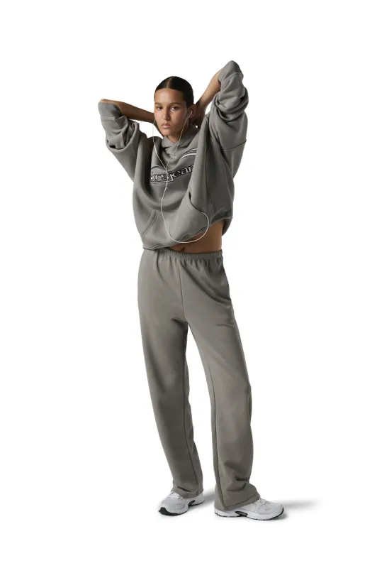 Series Wide Leg Sweatpants in Wolf sold by Sisters and Seekers