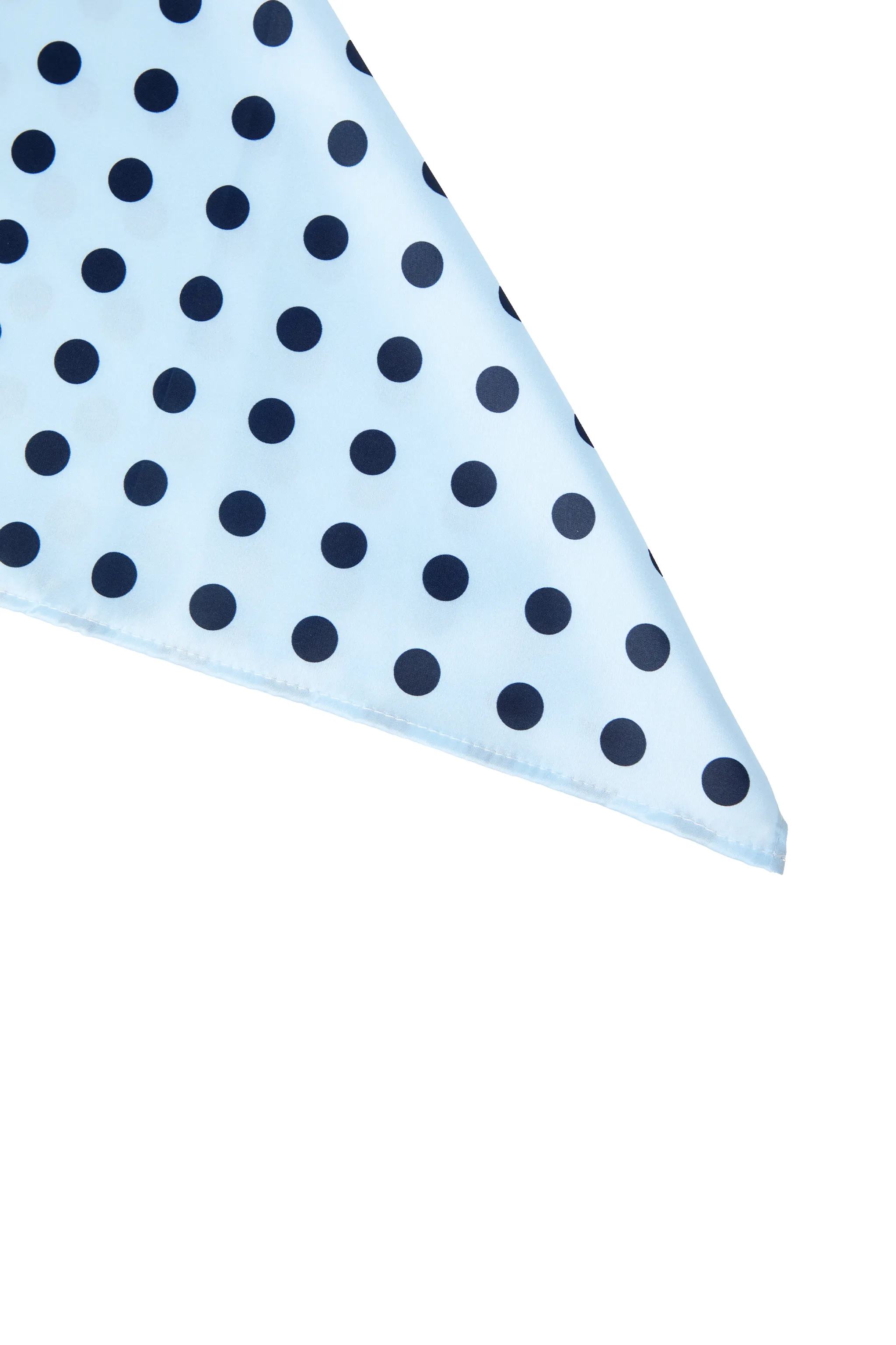 Polka Scarf in Powder Blue sold by Sisters and Seekers product image thumbnail 3
