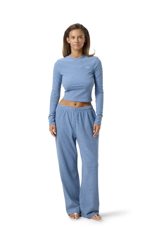 Wilbur Soft Longsleeve Top in Blue sold by Sisters and Seekers