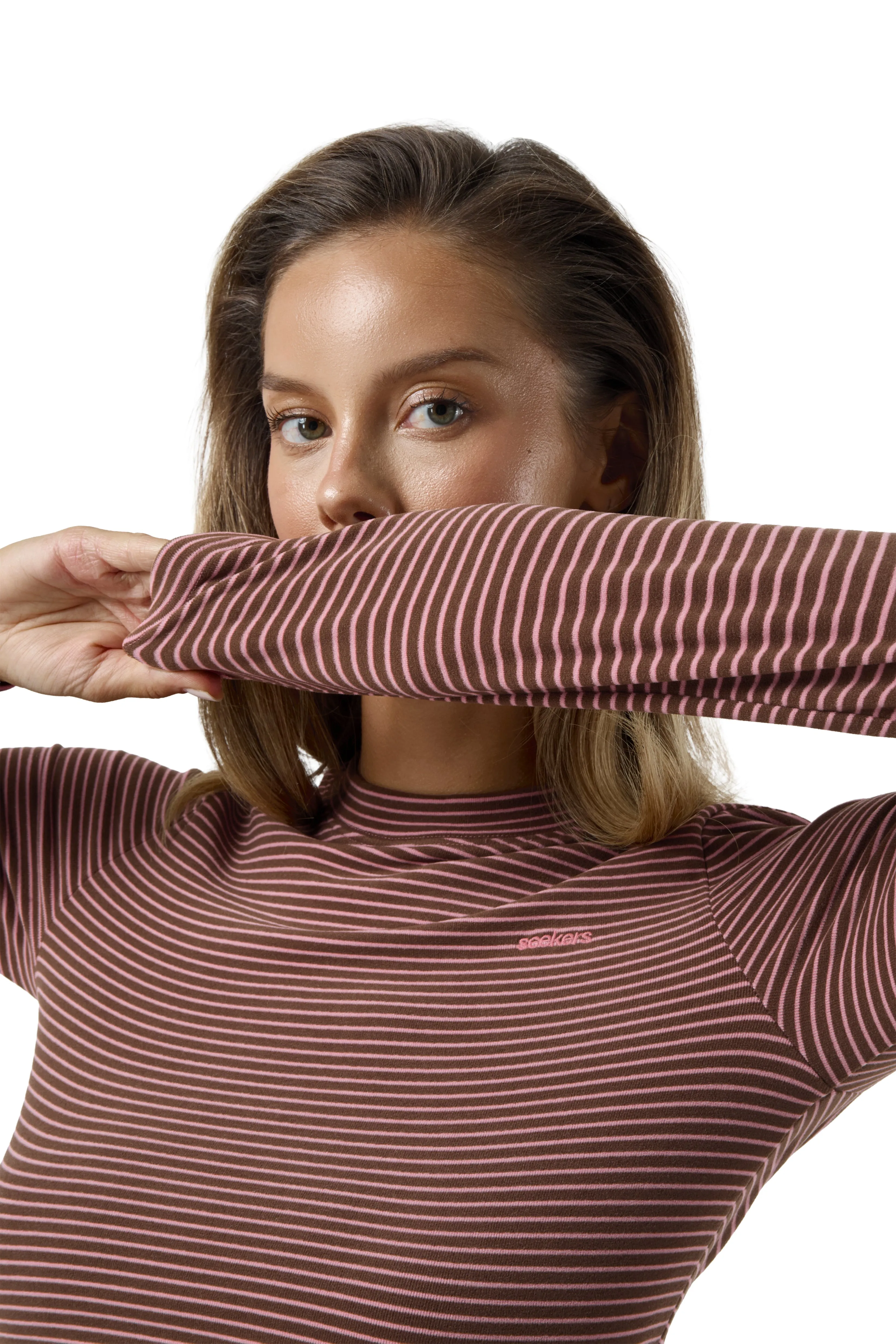 Wilbur Soft Longsleeve Top in Brown sold by Sisters and Seekers product image thumbnail 4
