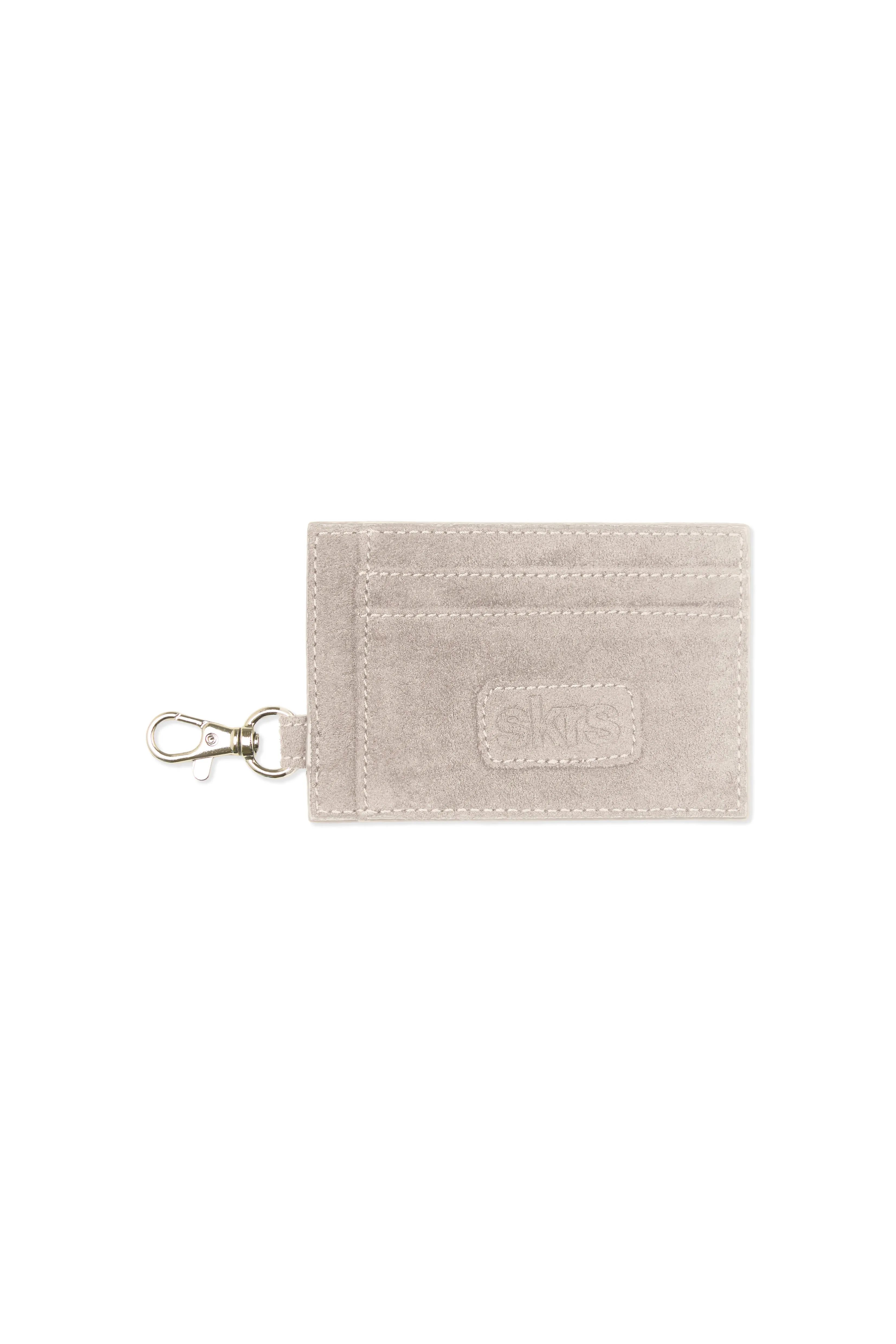 Martha Faux Suede Cardholder in Beige sold by Sisters and Seekers