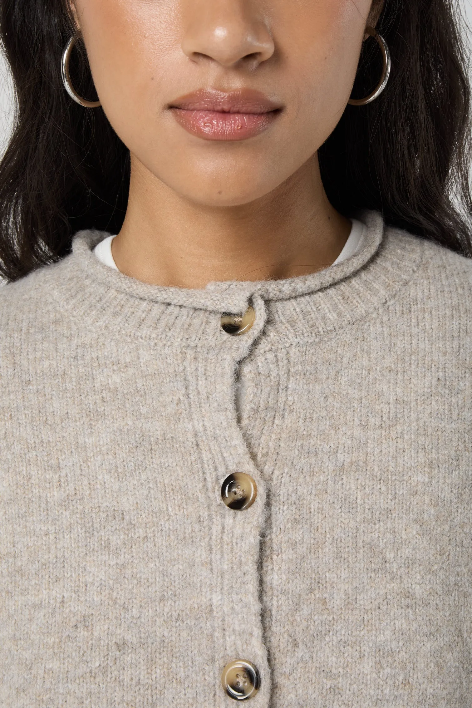 Jones Cardigan in Hazel Beige sold by Sisters and Seekers product image thumbnail 4