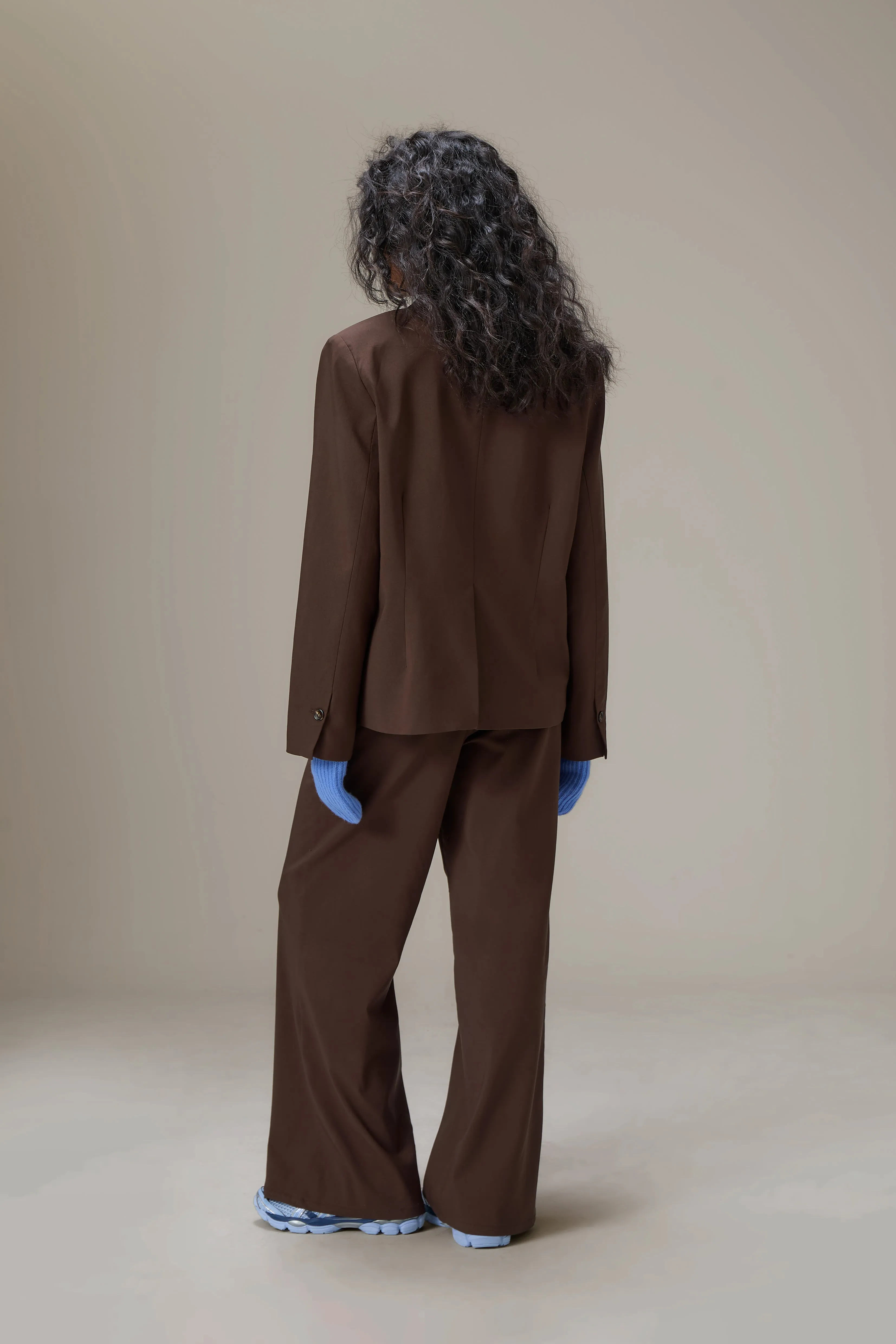 Fargo Straight Leg Trousers in Walnut Brown sold by Sisters and Seekers product image thumbnail 2