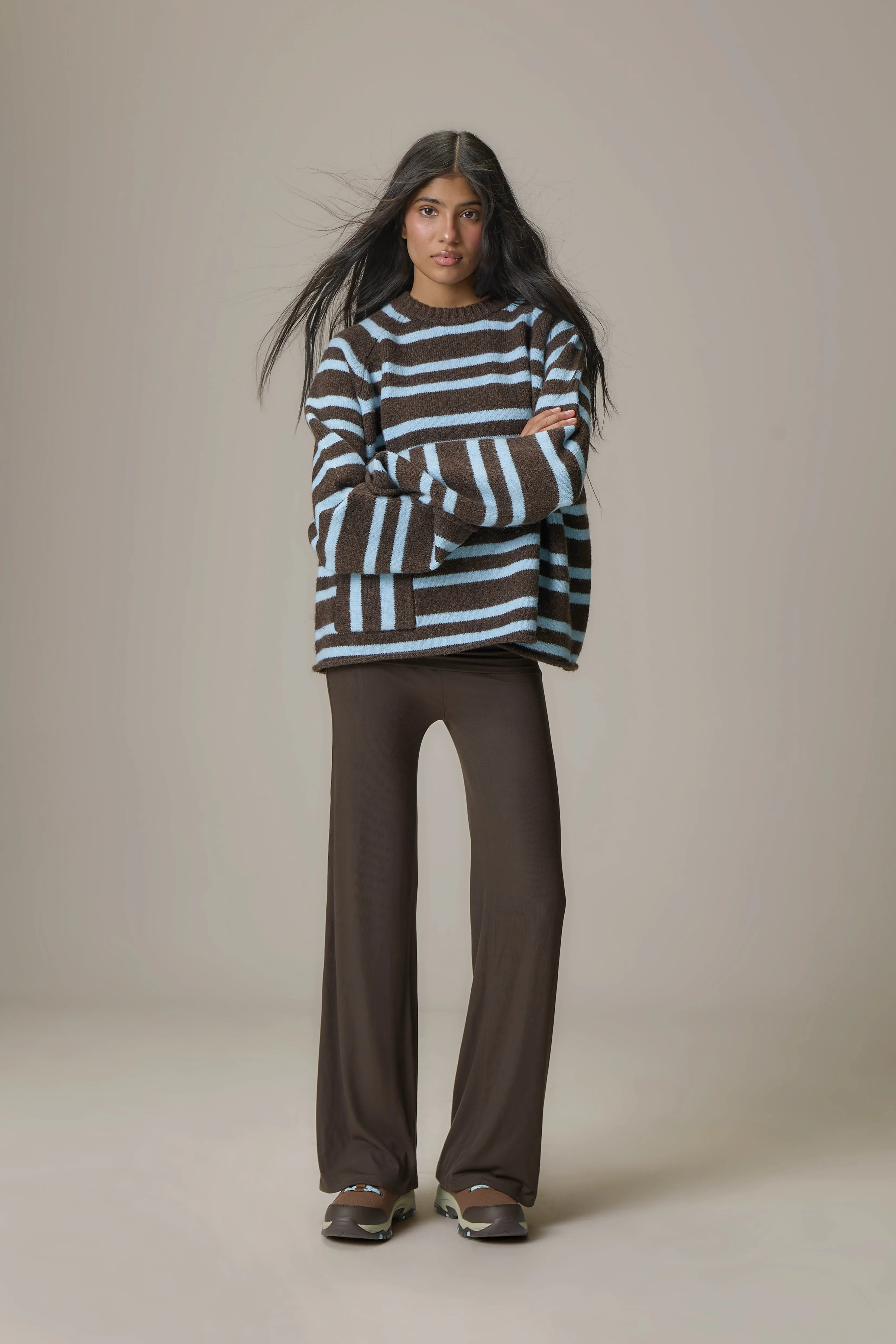 Jumble Stripe Knit Jumper sold by Sisters and Seekers product image thumbnail 3
