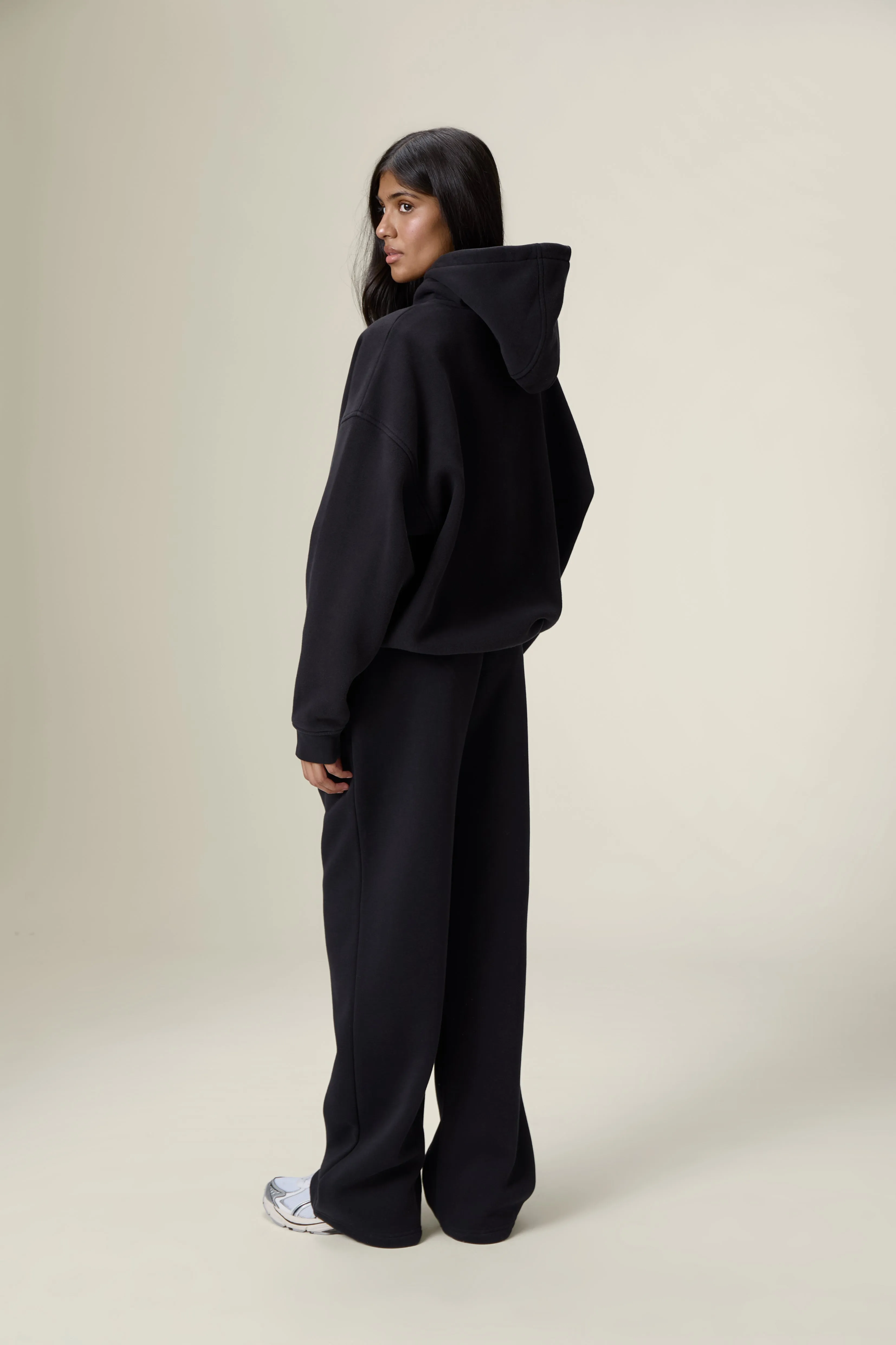 Seekers Classic Wide Leg Sweatpants in Washed Black sold by Sisters and Seekers product image thumbnail 4