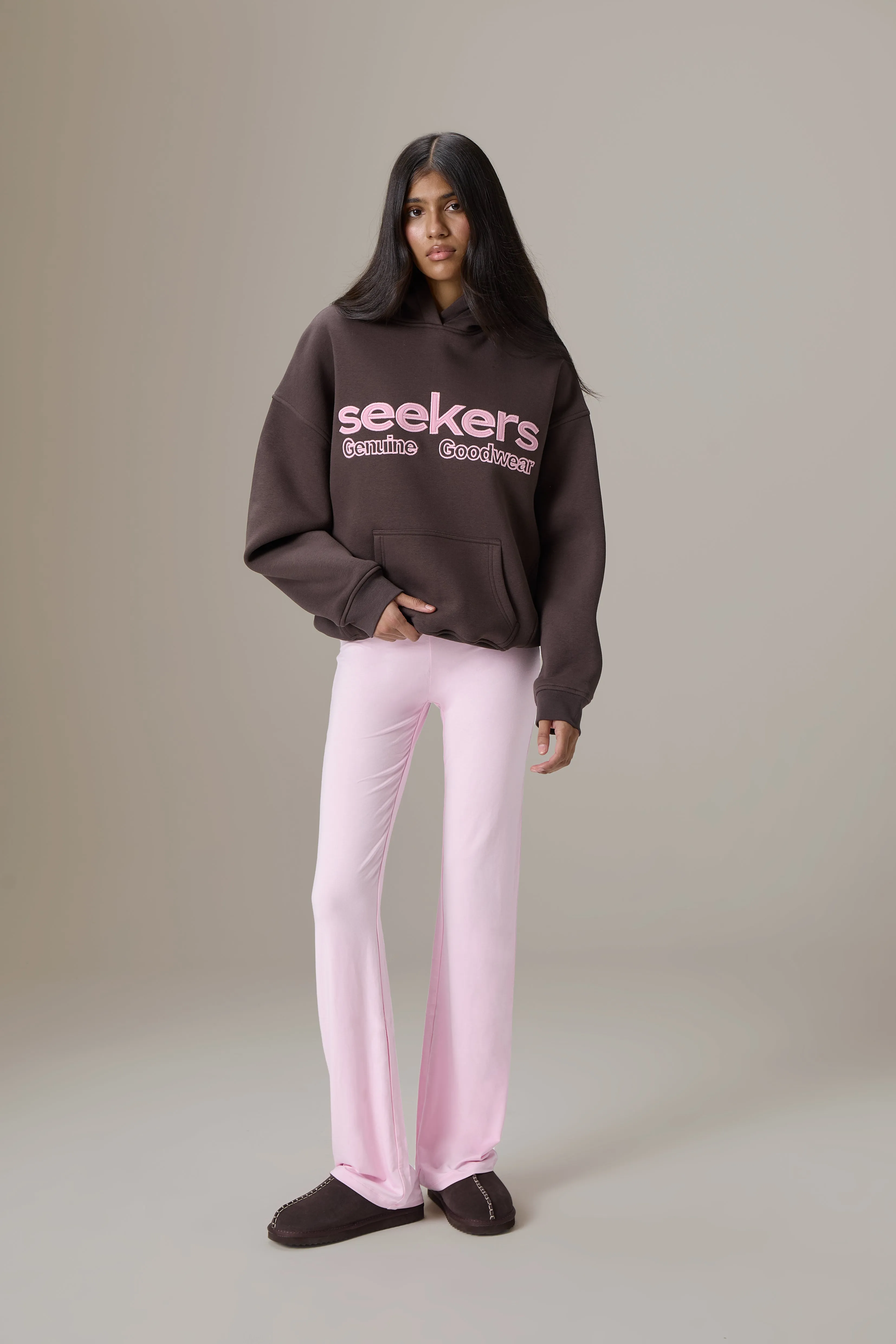 Seekers Goodwear Hoodie in Chocolate Brown sold by Sisters and Seekers product image thumbnail 4