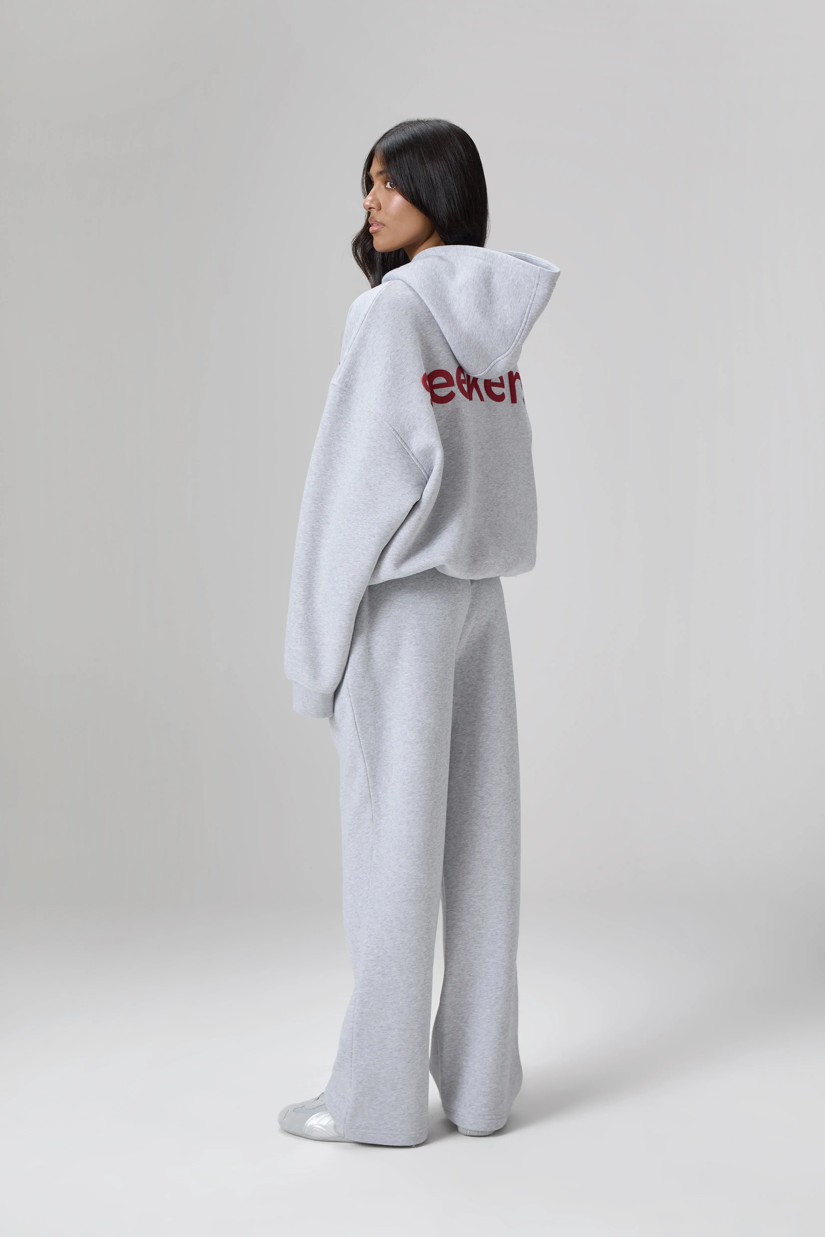 Seekers Classic Wide Leg Sweatpants in Grey Melange sold by Sisters and Seekers product image thumbnail 3