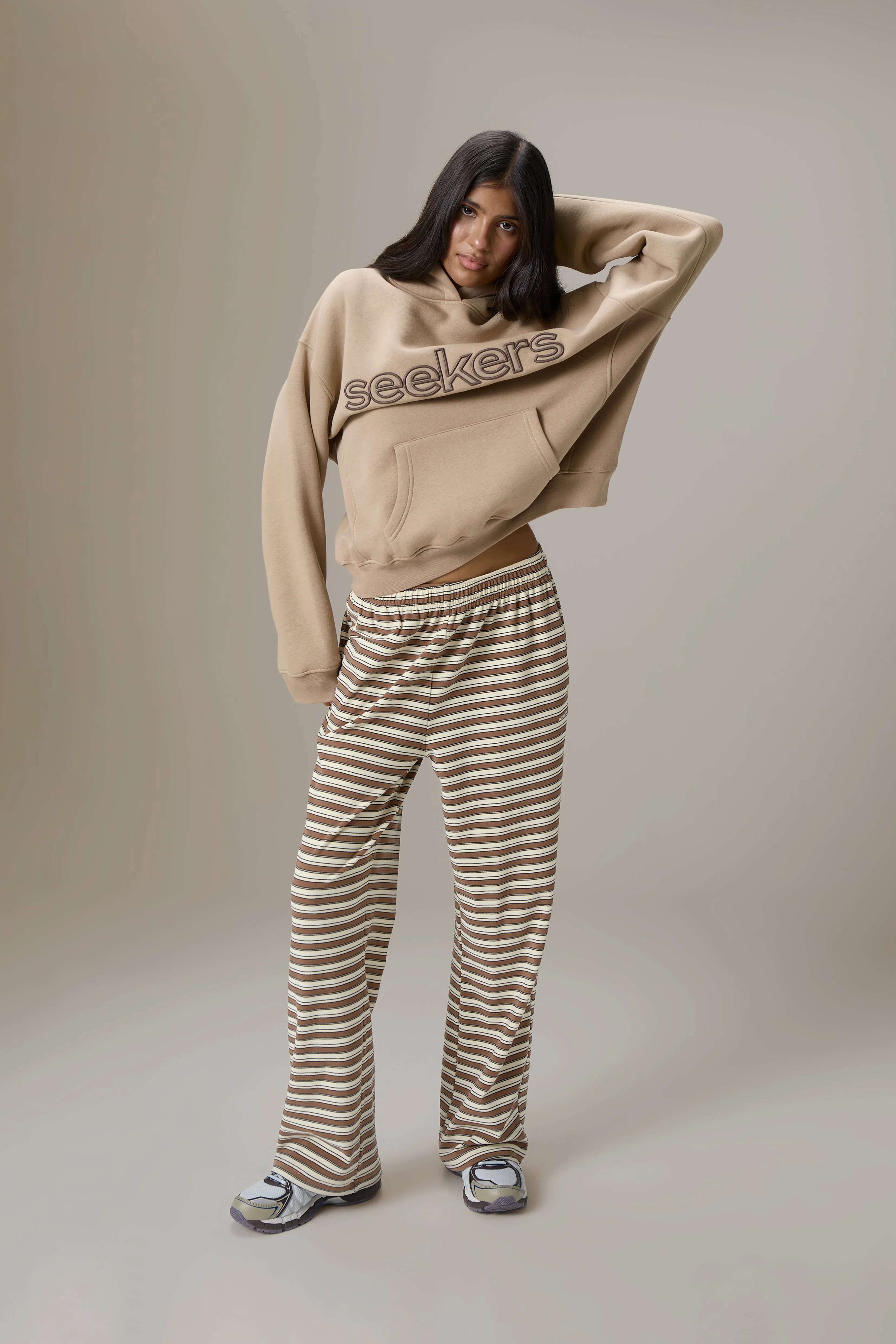 Seekers Goodwear Hoodie in Teddy Beige sold by Sisters and Seekers product image thumbnail 4