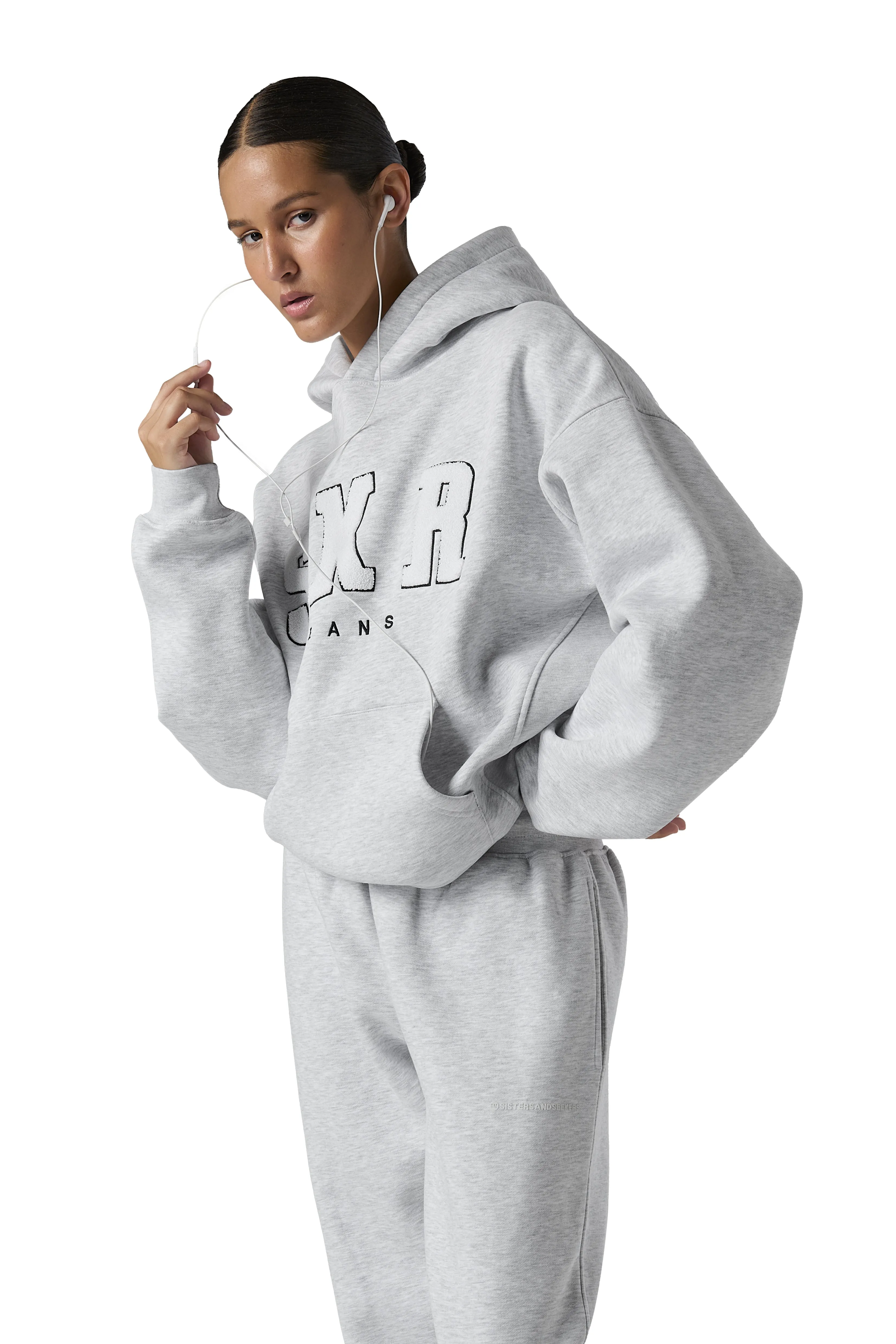 Official SKR Logo Hoodie in Passive sold by Sisters and Seekers product image thumbnail 3