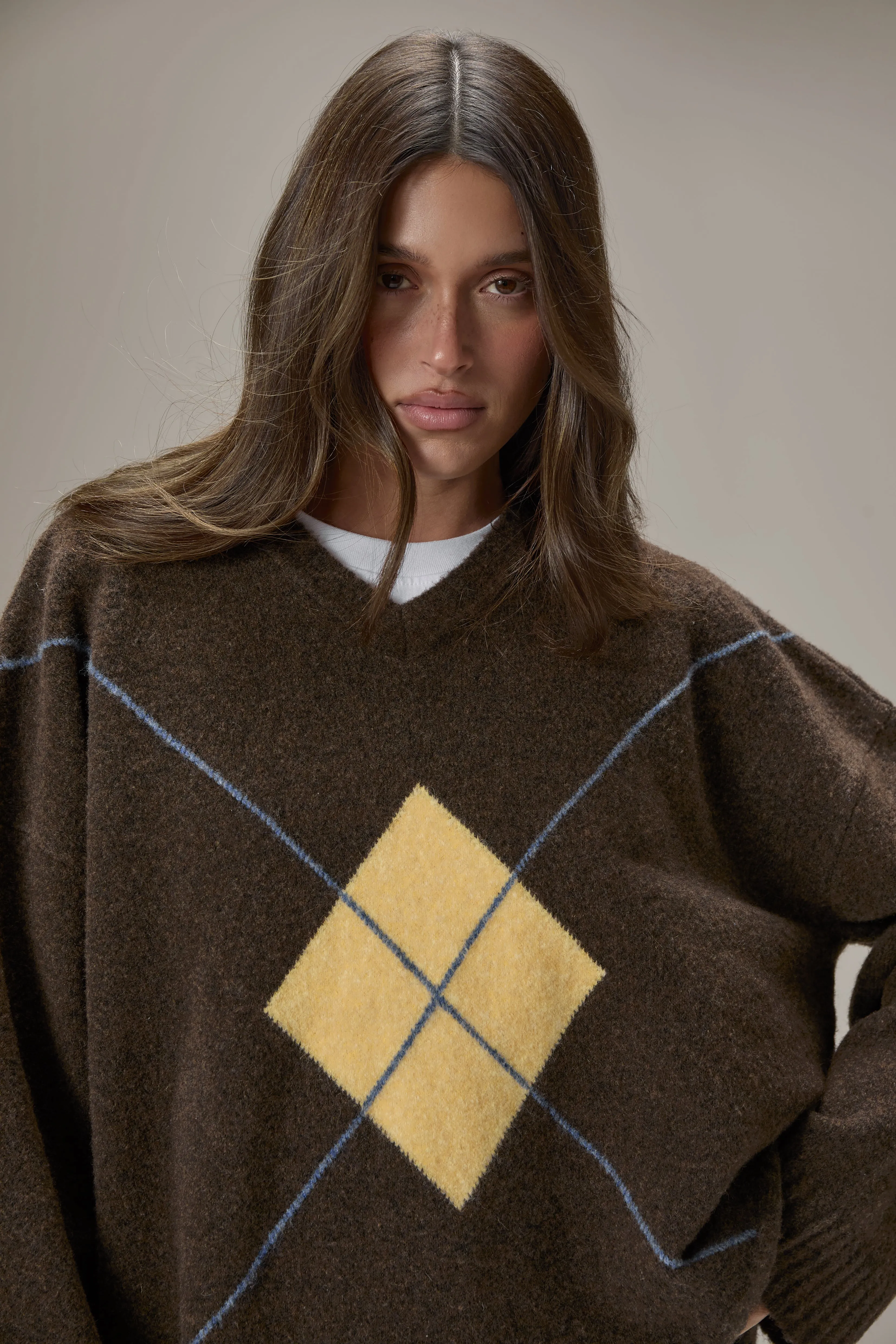 Bally Diamond Knit Sweater sold by Sisters and Seekers product image thumbnail 2