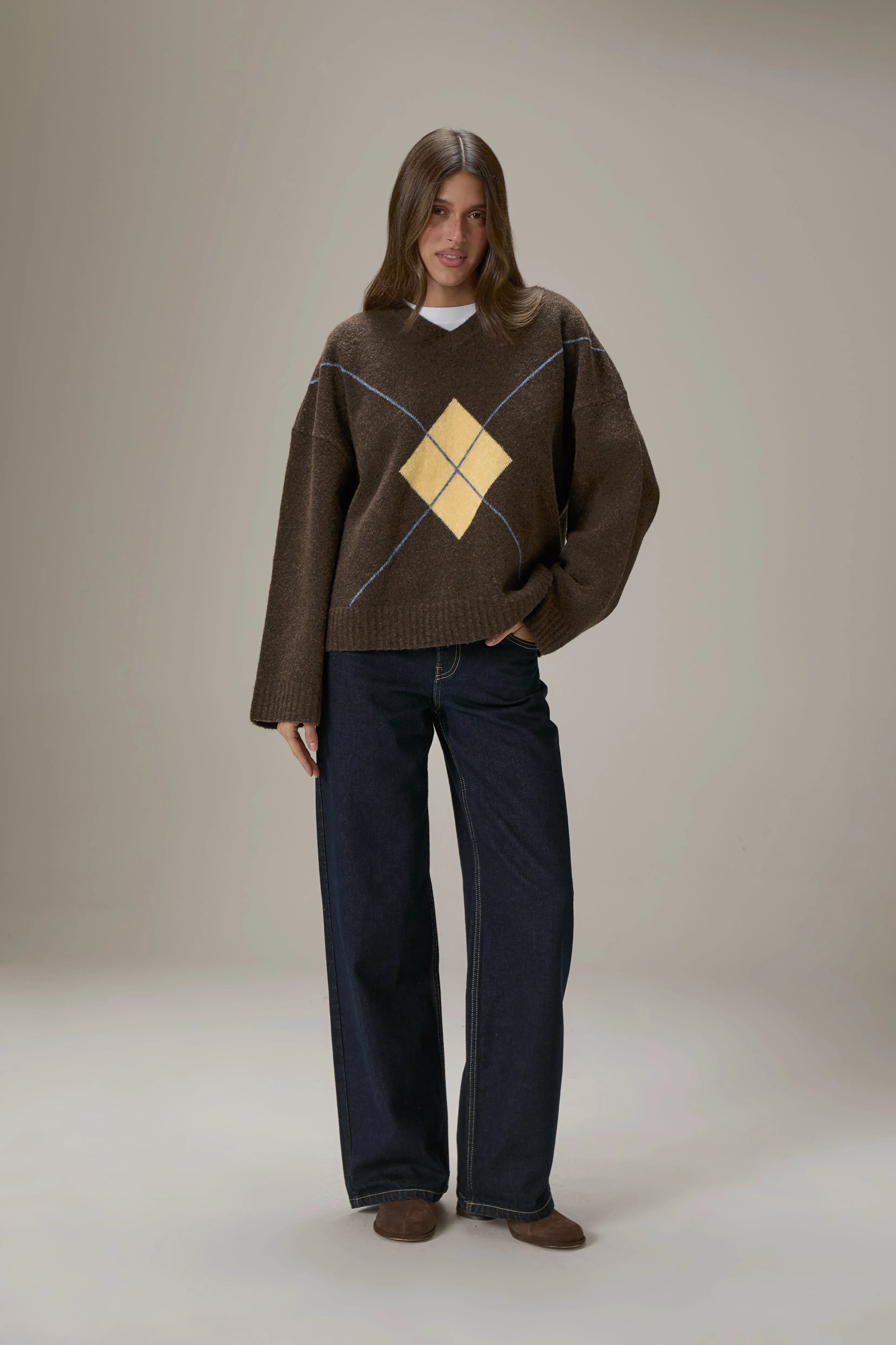 Bally Diamond Knit Sweater sold by Sisters and Seekers product image thumbnail 4