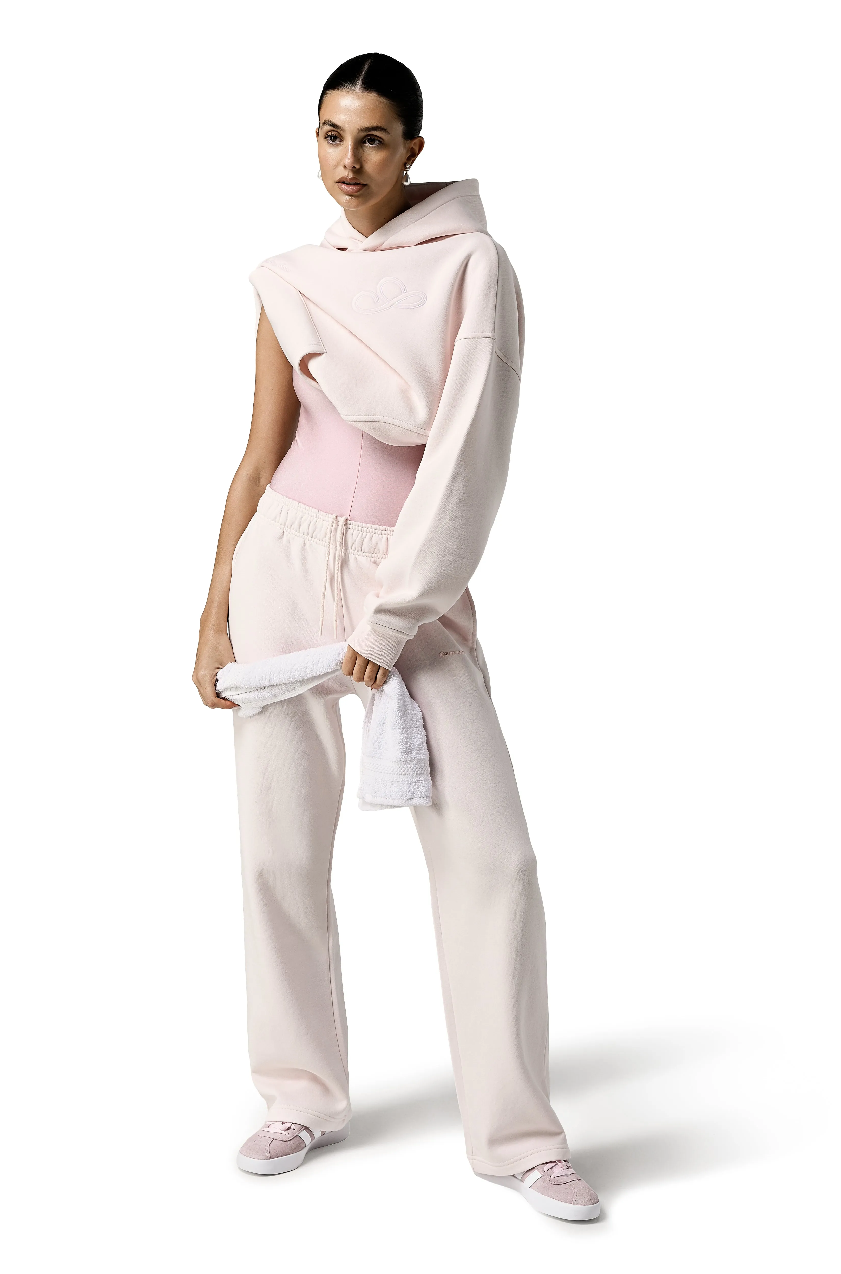 LOTSYOU ♥ Bunny Logo Sweatpants /追跡付 lotsyou_Bunny Logo Sweatpants White - 라츠유