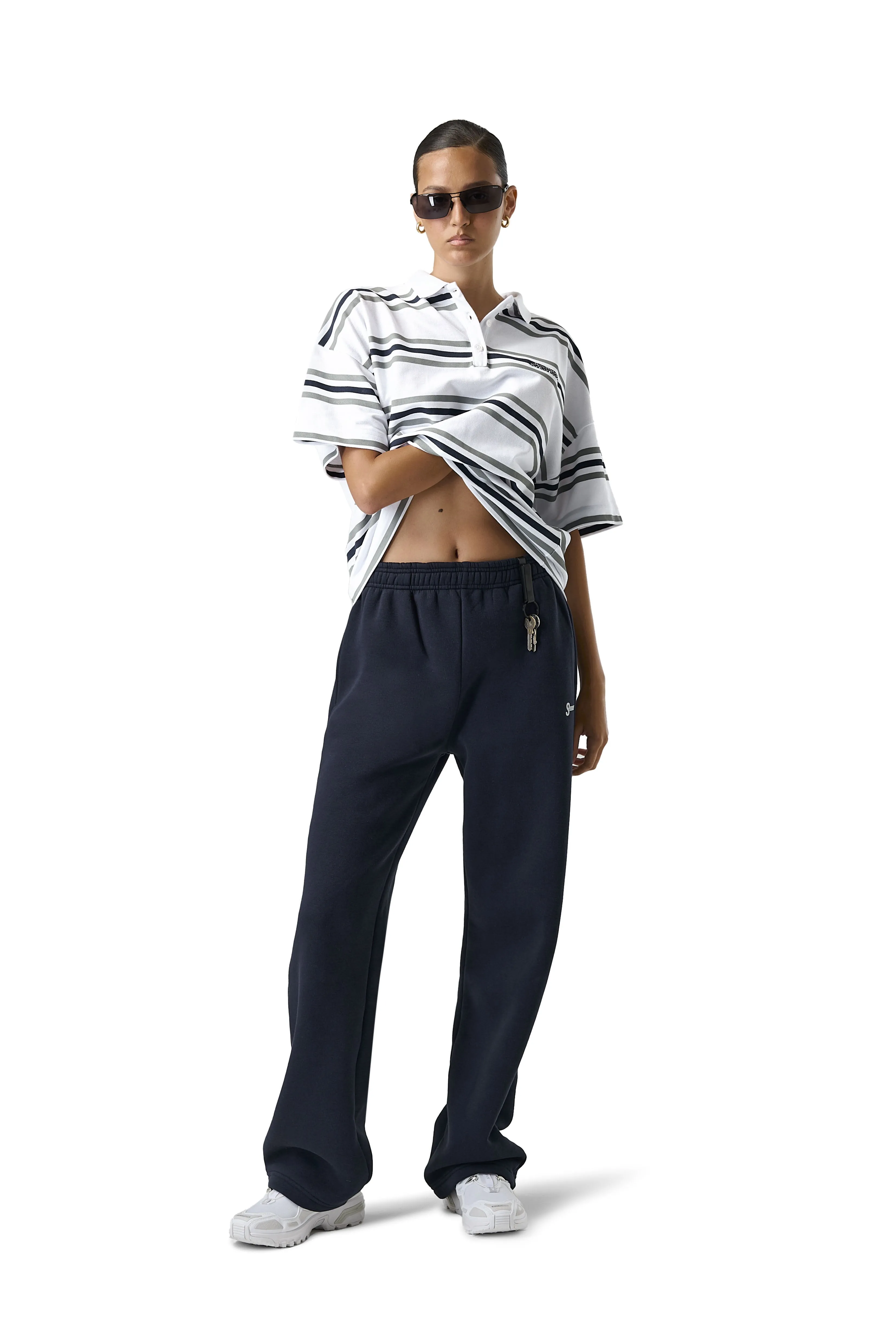 Easy Striped Oversized Polo sold by Sisters and Seekers product image thumbnail 4