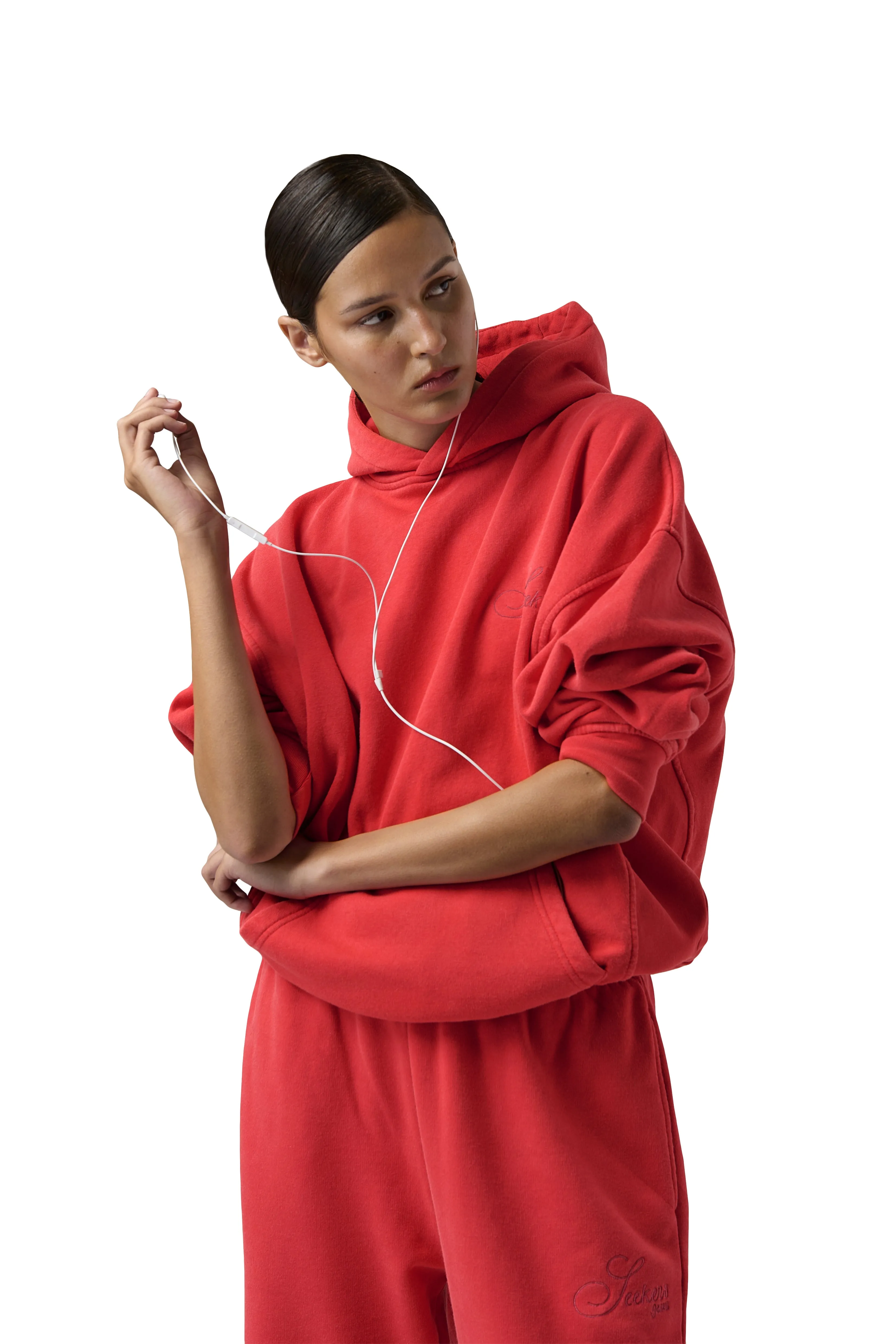 Seekers Classic Washed Hoodie in Jam sold by Sisters and Seekers product image thumbnail 3
