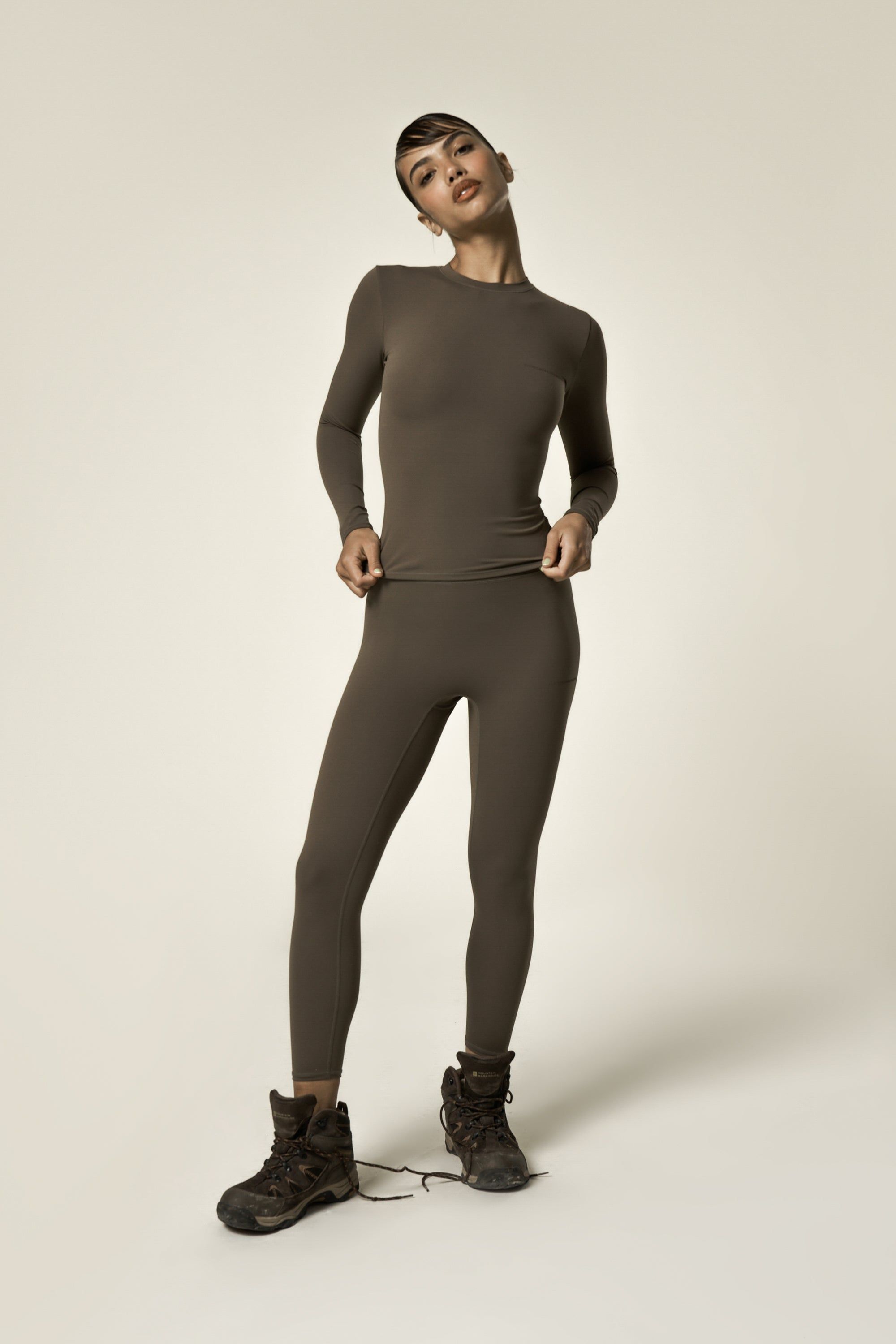 Active Leggings in Tobacco sold by Sisters and Seekers product image thumbnail 6