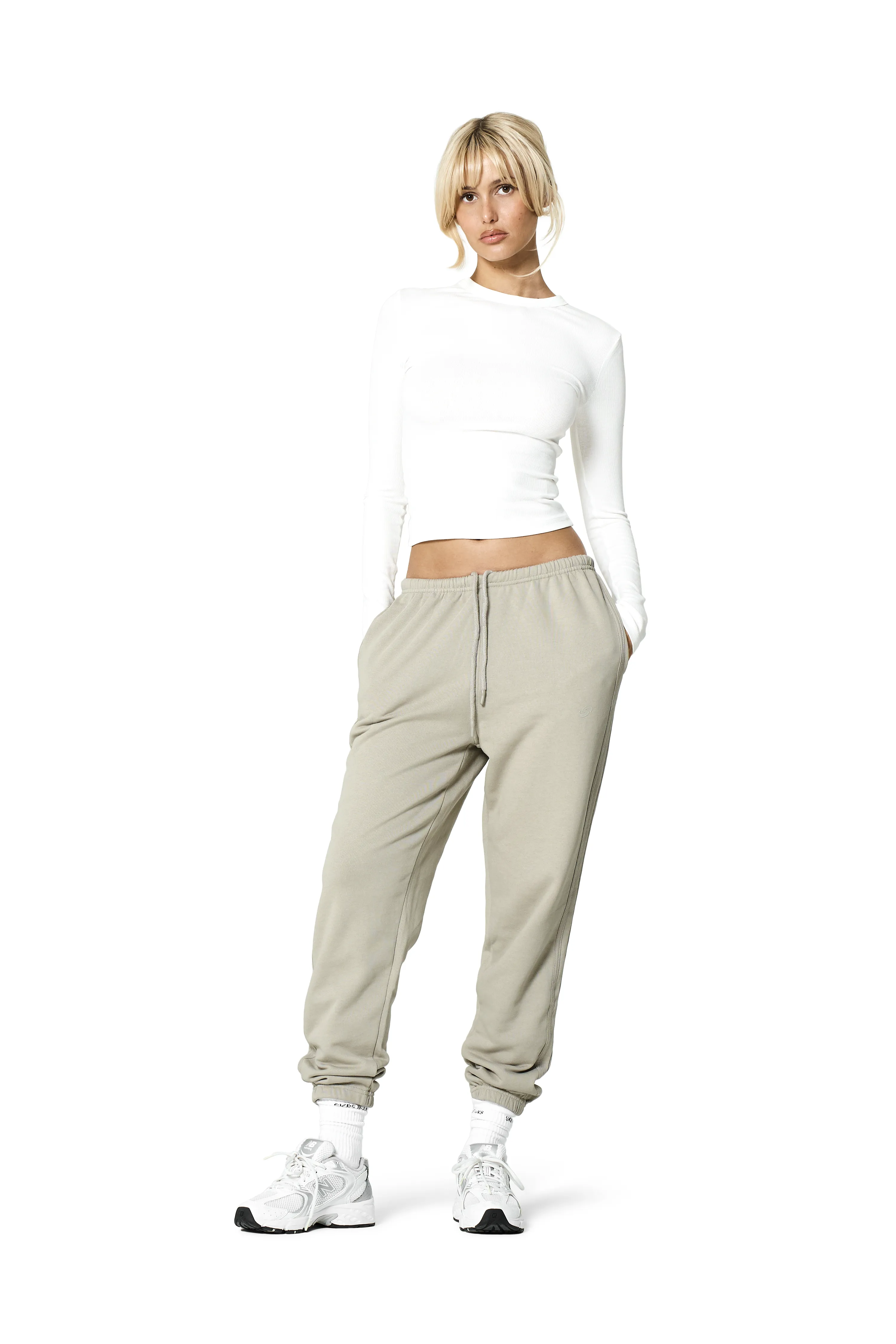 Series Sweatpants in Oatmeal sold by Sisters and Seekers product image thumbnail 2